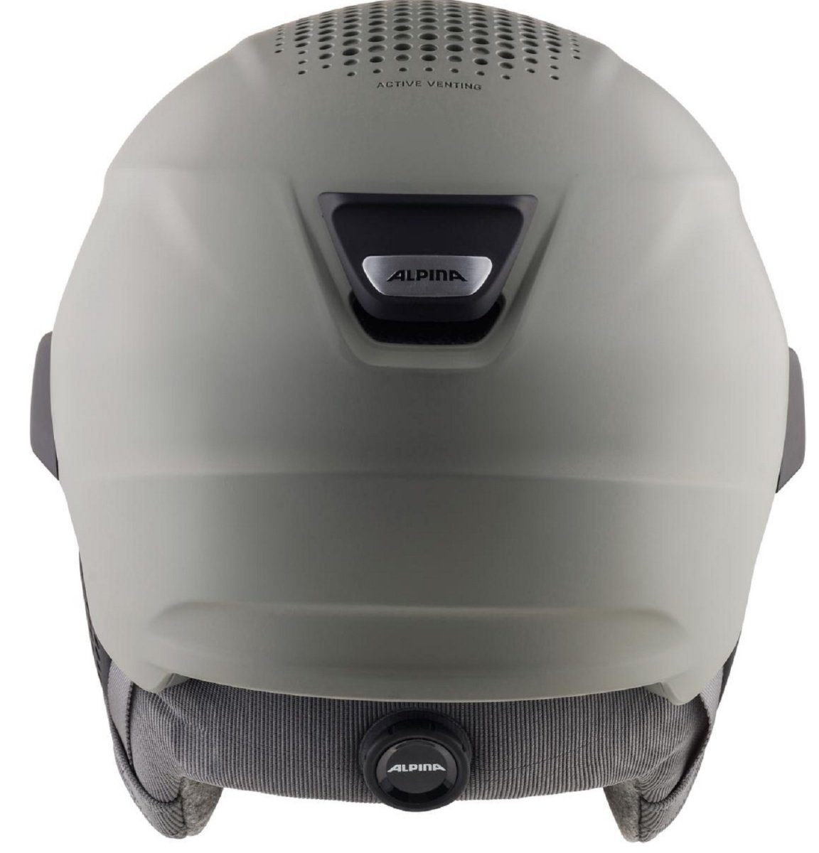 Alpina Sports Skihelm Alpina Alto Q-Lite Visier Skihelm Snowboardhelm moon grey matt A9236