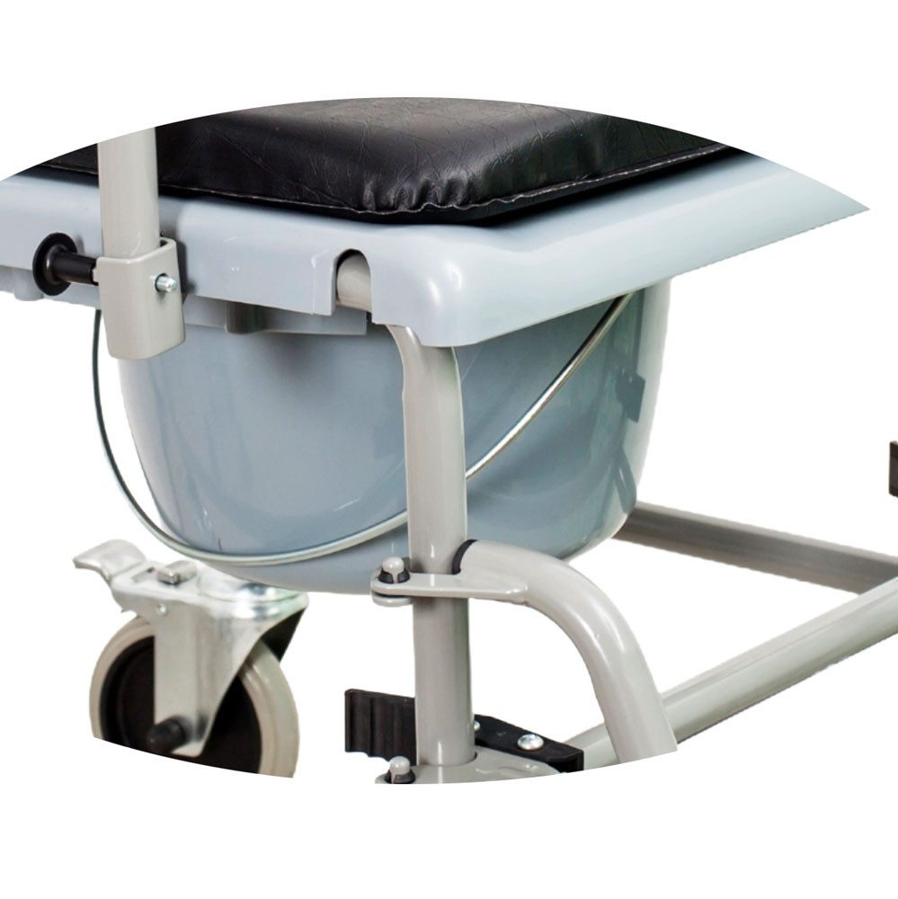 Rehaforum Medical Toiletten-Rollstuhl Ersatz-Eimer RFM Toilettenstuhl fahrbar