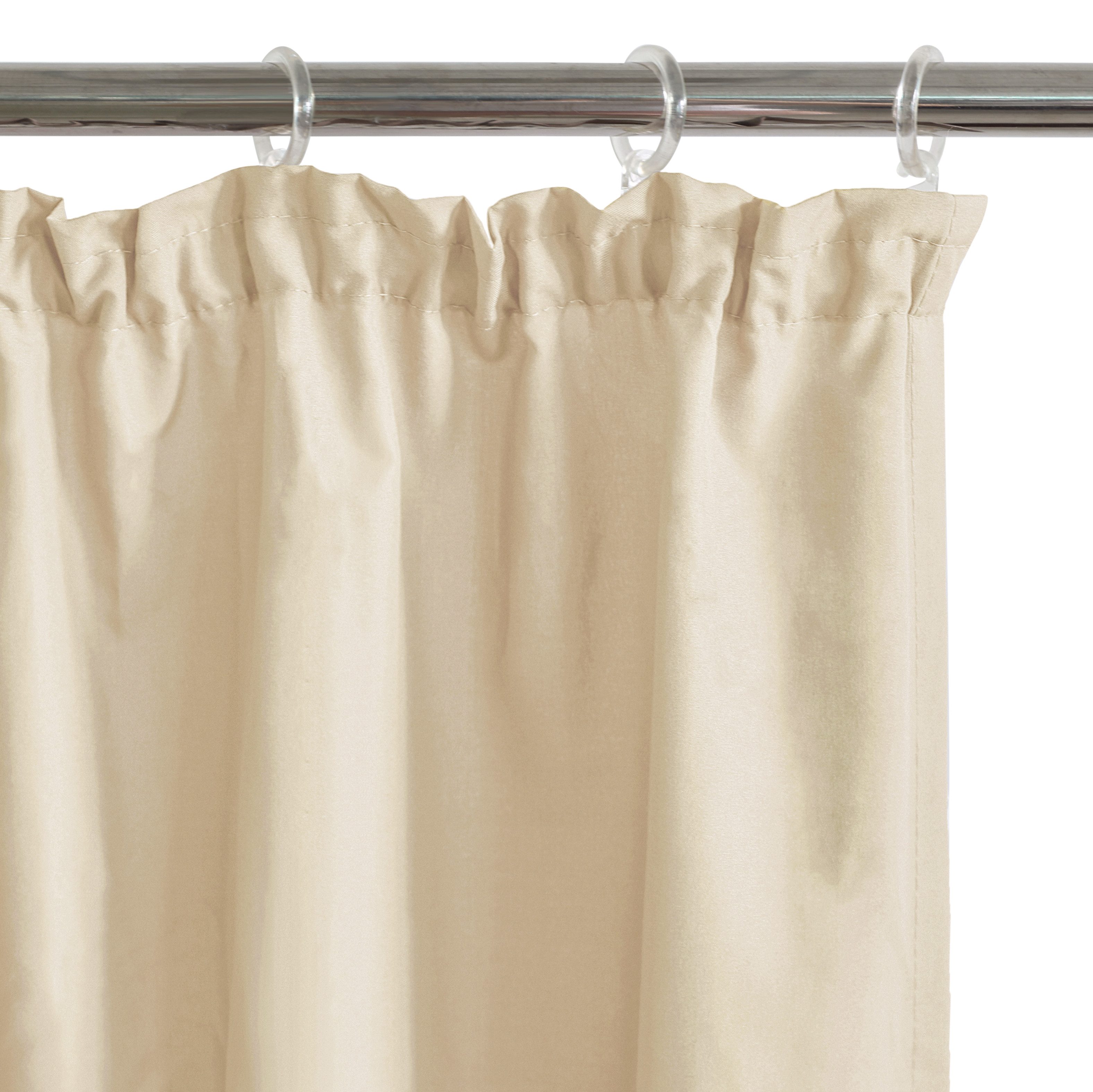 OTTO home Vorhang Parry mit Kräuselband, 2er Set, blickdicht, Topseller (2 St), Kräuselband, blickdicht, Polyester, 2-er Set, blickdicht, monochrom, basic, einf – Bild 5 von 5