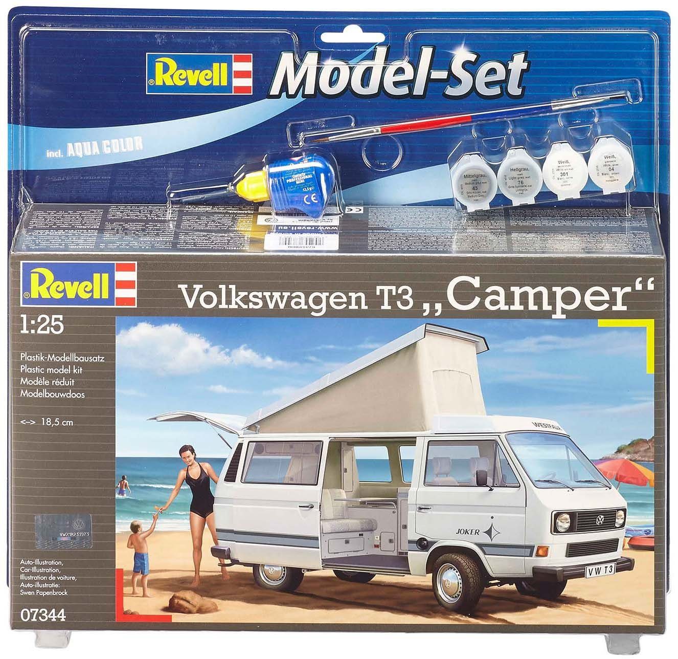 Revell® Modellbausatz »Model Set, Volkswagen T3 Camper«, Maßstab 1:24,  (Set) online kaufen | OTTO
