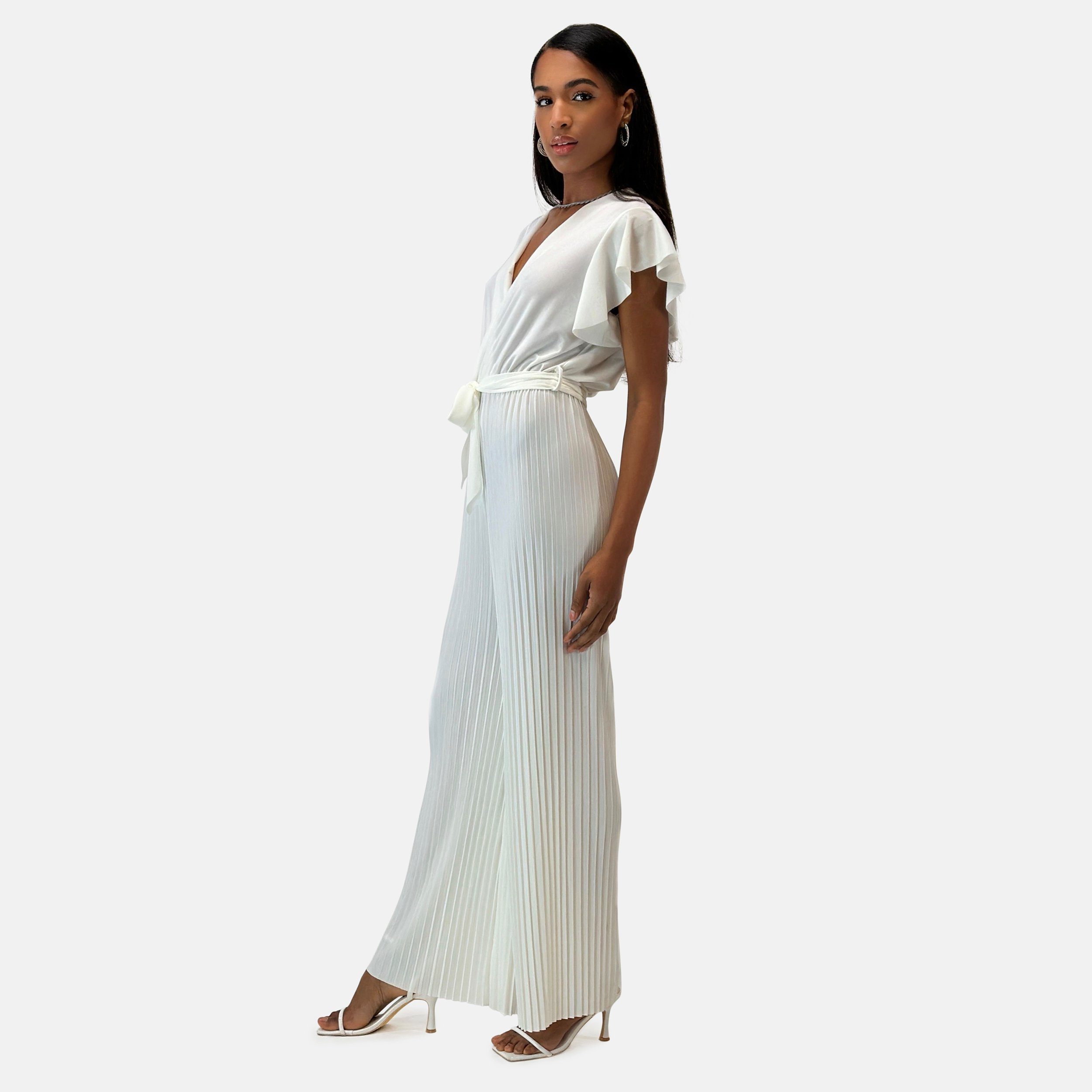 Elara Jumpsuit Elara Damen Jumpsuit V-Schnitt günstig online kaufen