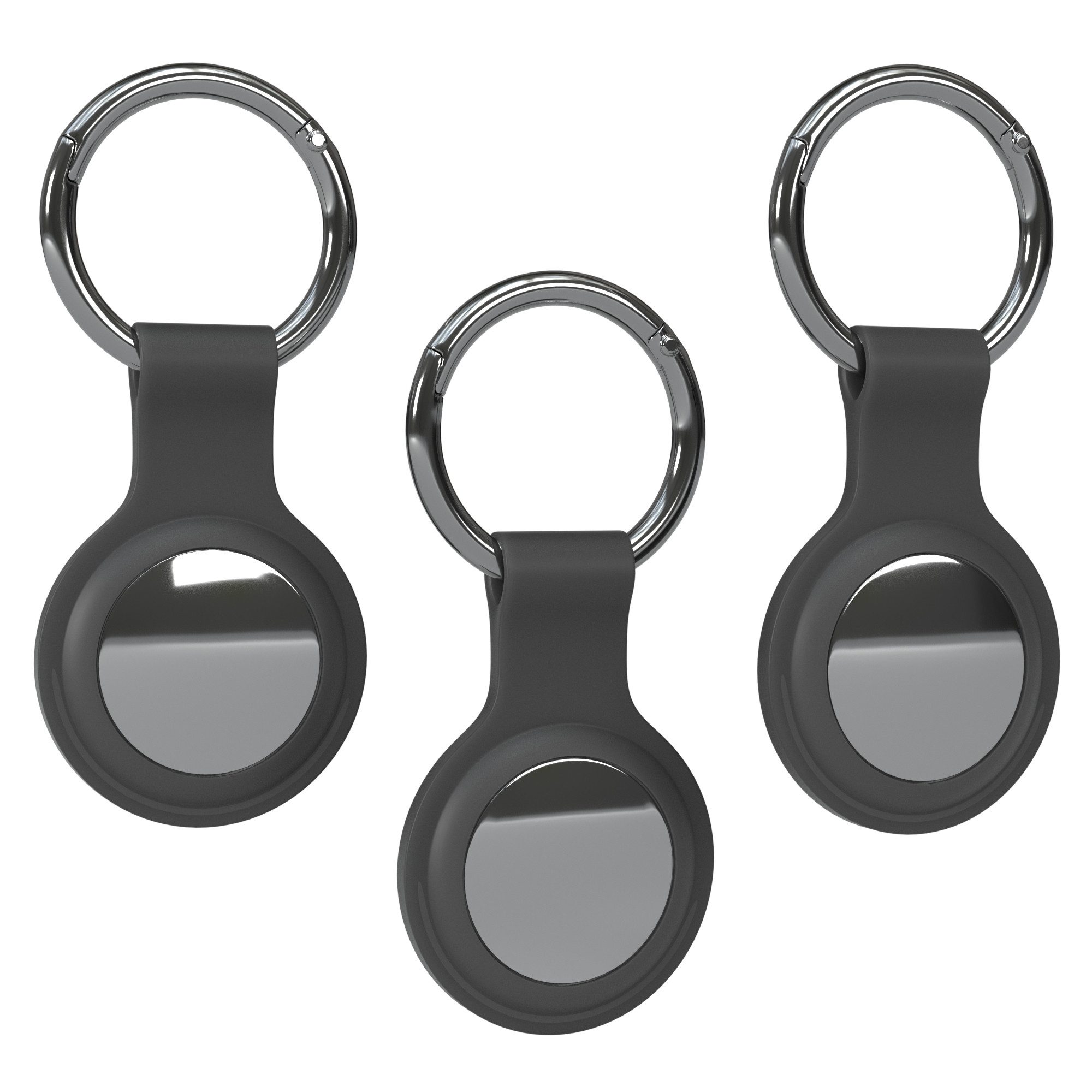 Schlüsselanhänger 3er Set Silikon Anhänger kompatibel Apple AirTag