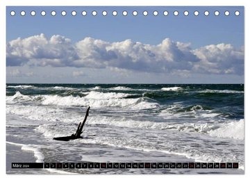 CALVENDO Wandkalender Die Ostsee (Tischkalender 2024 DIN A5 quer), CALVENDO Monatskalender