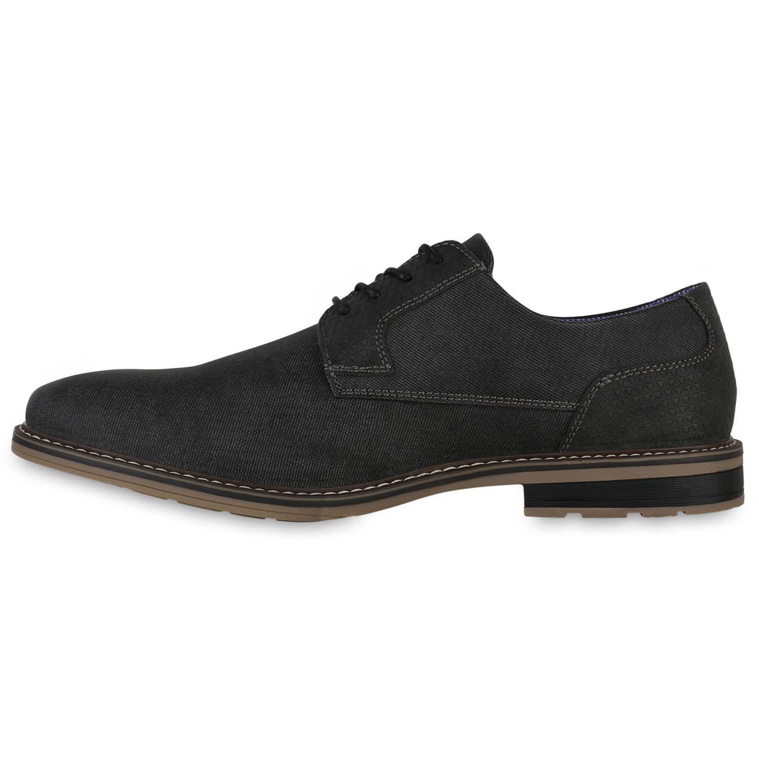 VAN HILL 840446 Budapester Herren Klassische Schnürer Halbschuhe Business B günstig online kaufen