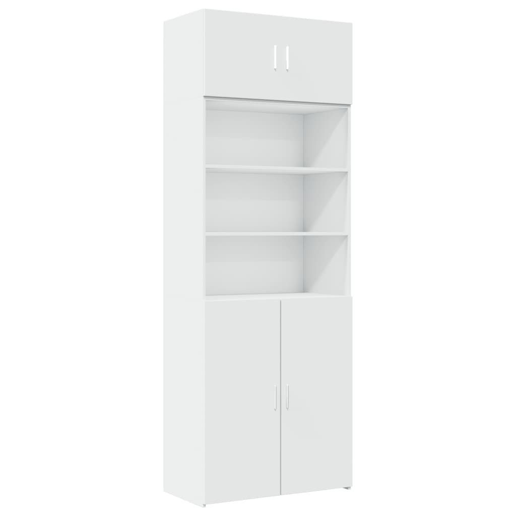 vidaXL Sideboard Hochschrank Weiß 80x42,5x225 cm Holzwerkstoff (1 St)