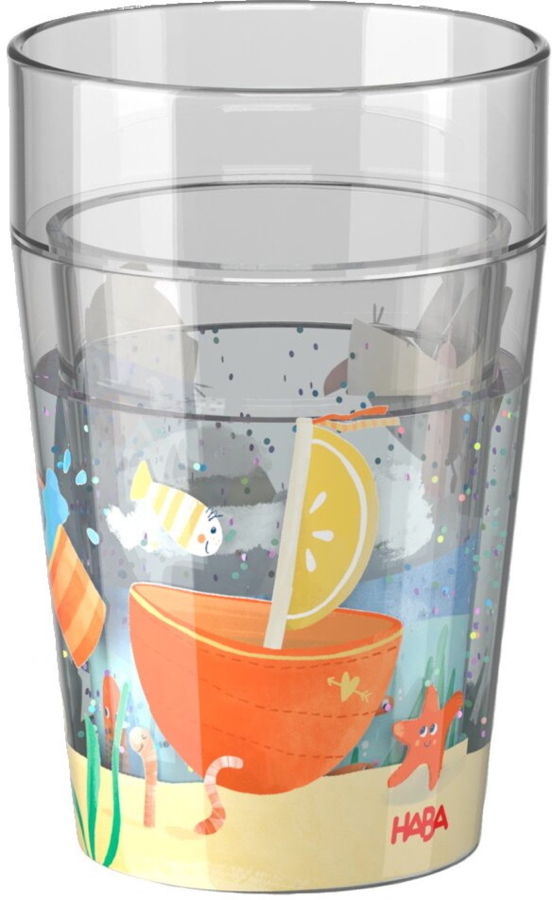 Haba Kinderbecher Essen & Trinken Кружки Glitzerbecher Pinguin 2012447001