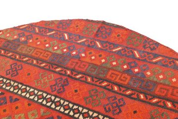 Orientteppich Kelim Afghan Antik 202x202 Handgewebter Orientteppich Rund, Nain Trading, rund, Höhe: 3 mm