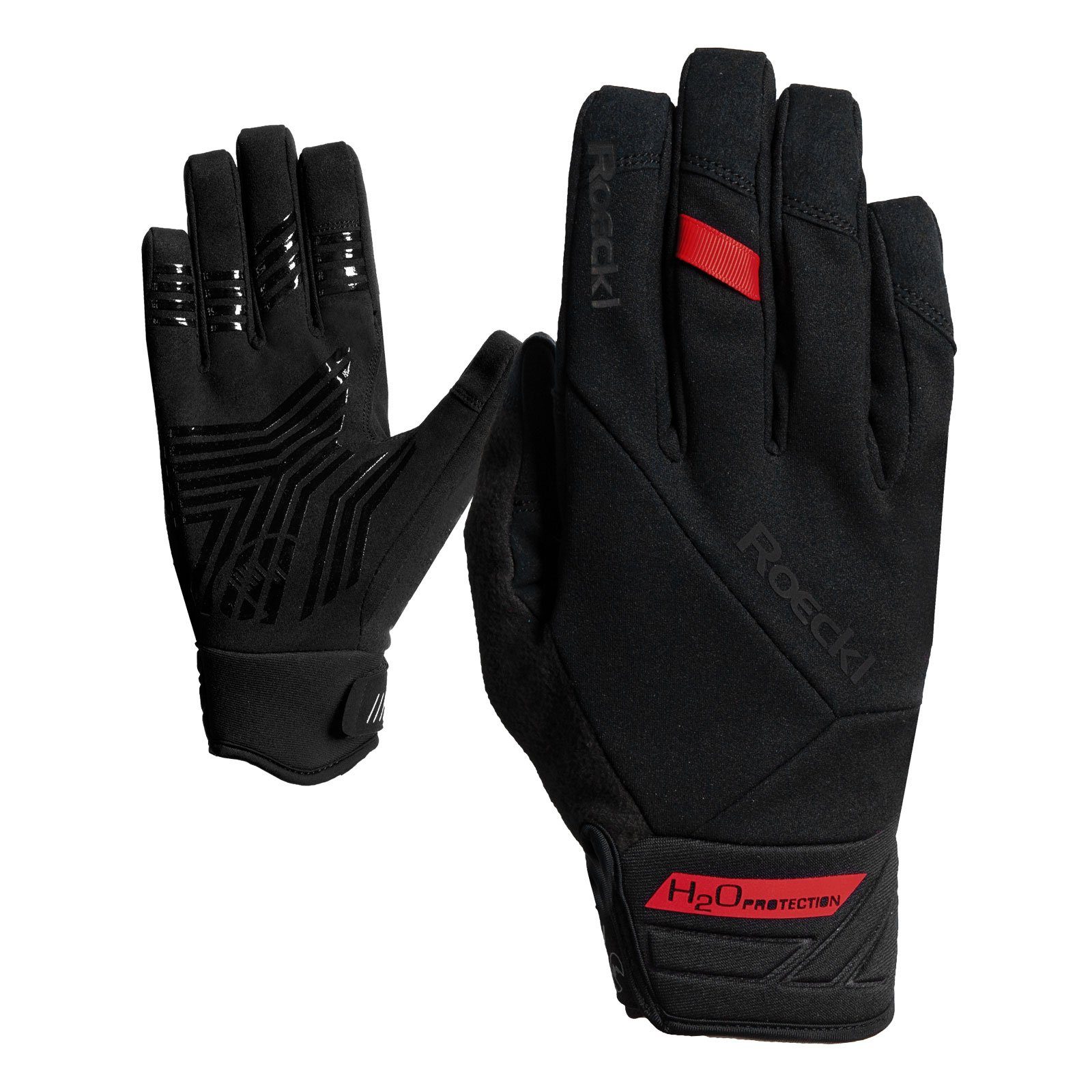 Roeckl SPORTS Skihandschuhe Kaukasus mit Karabinerschlaufe am Mittelfinger