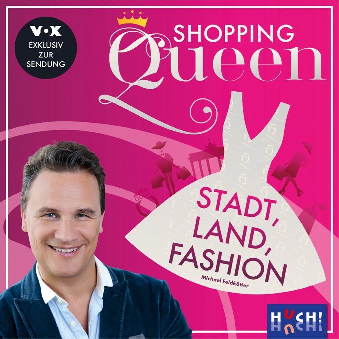 HUCH! Spiel, Shopping Queen - Stadt, Land, Fashion, Made in Europe