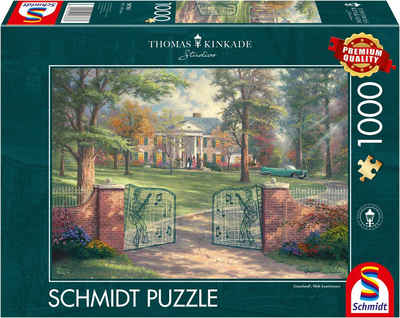 Schmidt Spiele Puzzle Graceland 50th Anniversary von Thomas Kinkade, 1000 Puzzleteile