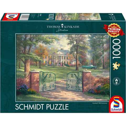Schmidt Spiele Puzzle Graceland 50th Anniversary von Thomas Kinkade, 1000 Puzzleteile