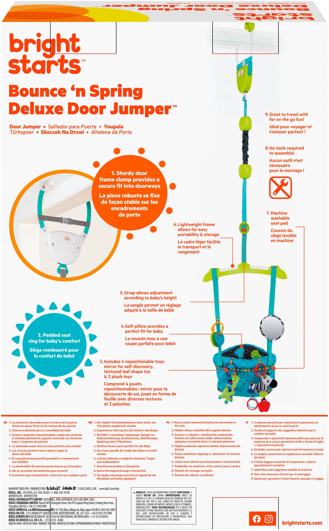 Bright Starts Türhopser Bounce 'n Spring Deluxe Door Jumper™