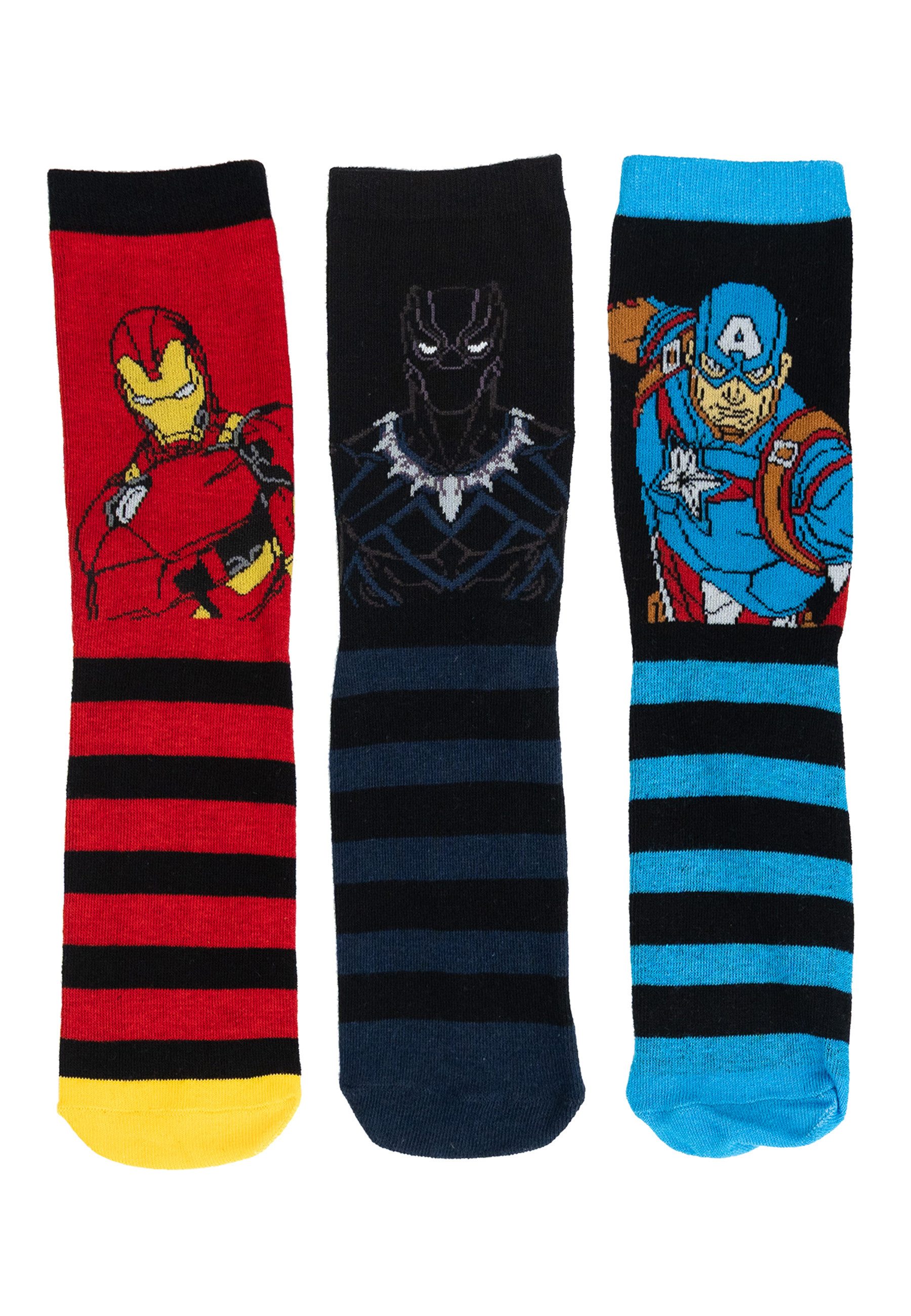 United Labels® Socken Marvel Socken Sneaker Strümpfe (5er Pack) 40-45 günstig online kaufen