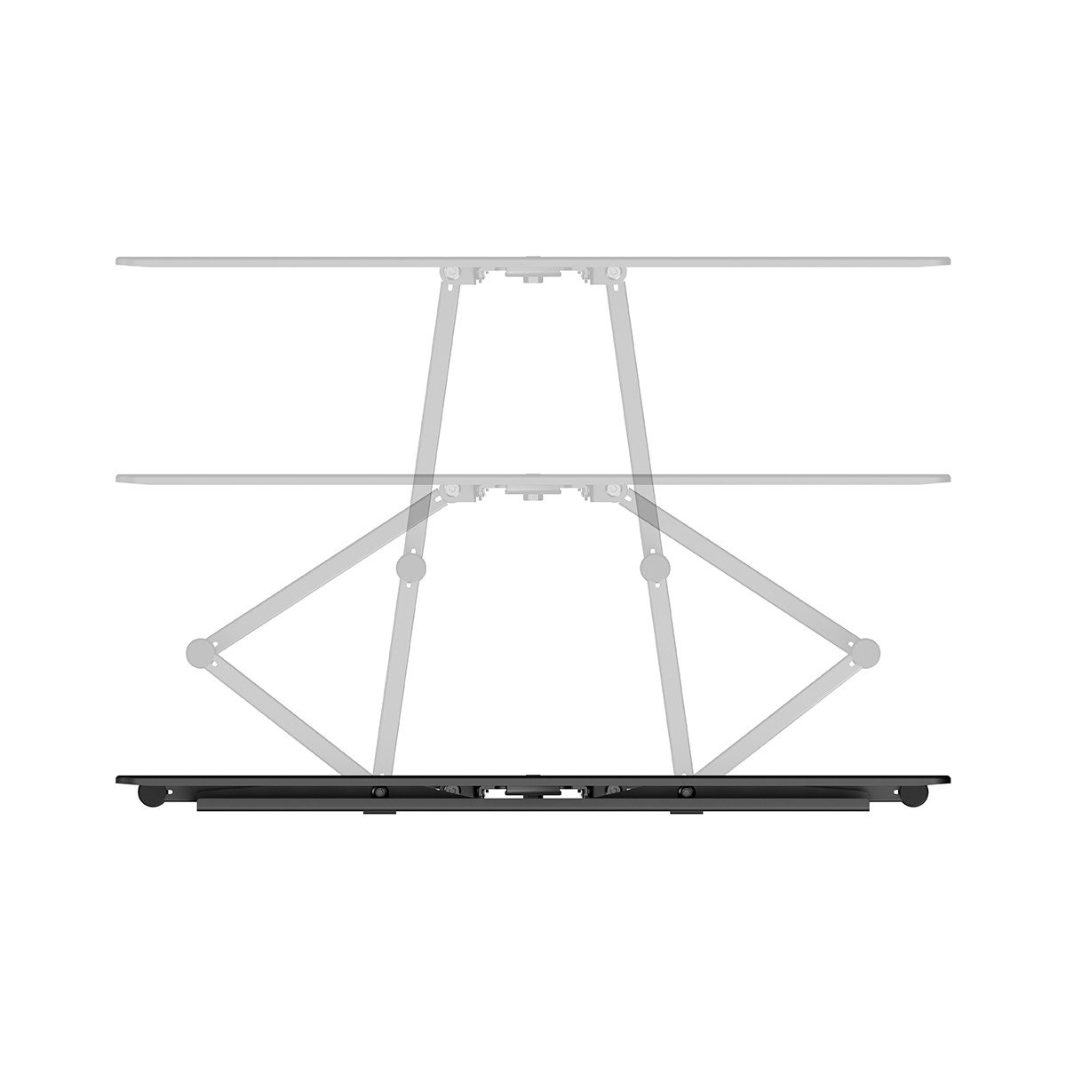 my wall TV-Wandhalterung H24L, (bis 90 Zoll, für große TV, schwenkbar, neigbar, variabler Wandabstand)