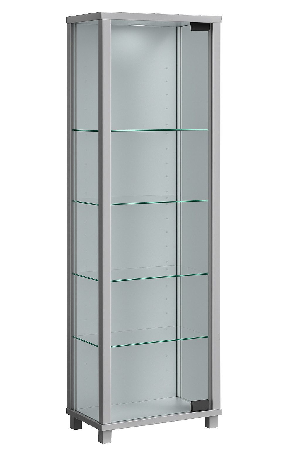 VCM Standvitrine Holz Glas Stand Vitrine Sammelvitrine Edana Mini
