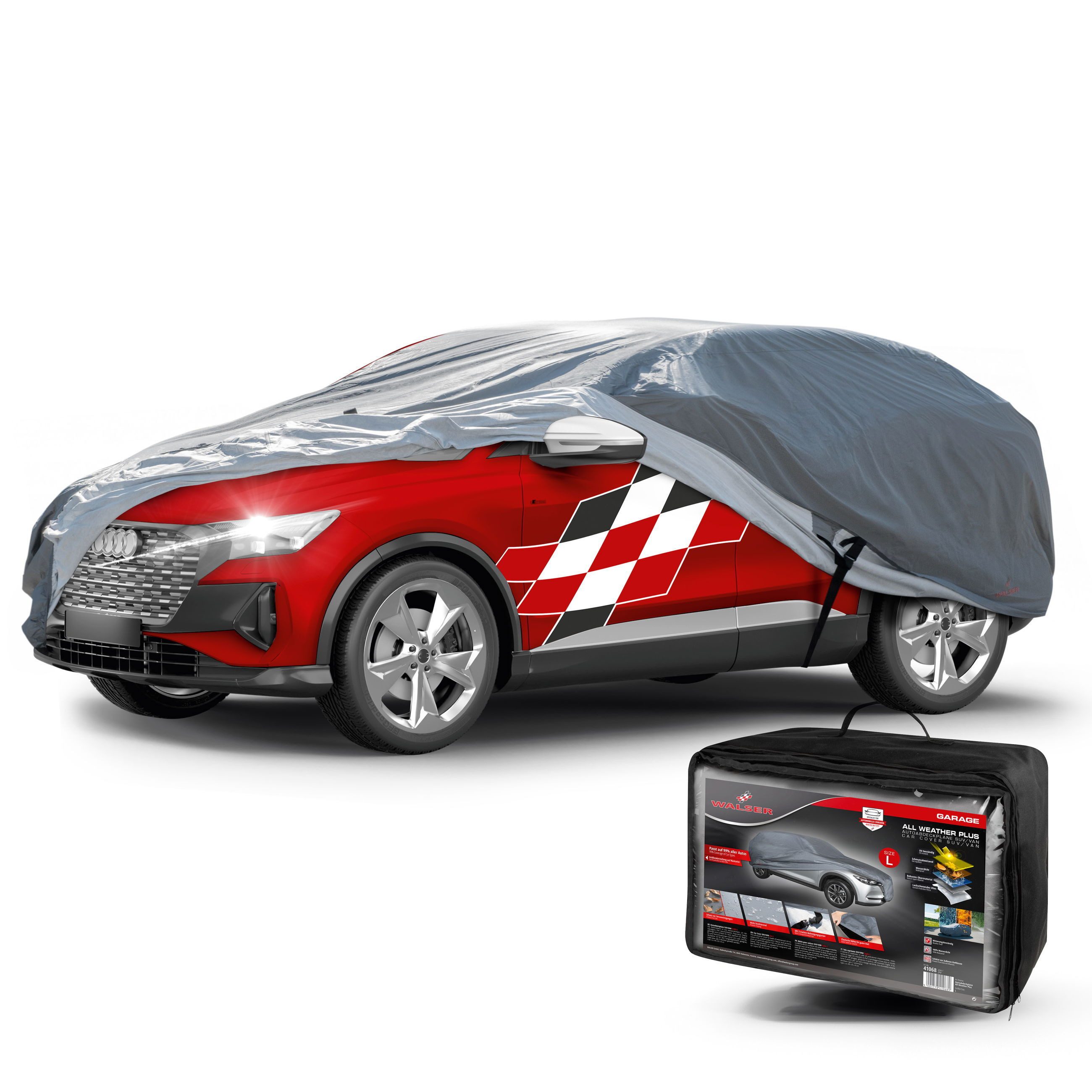 WALSER Autoplane All Weather Plus SUV Gr.L (1-St., 1 Abdeckplane, 3 Spanngurte)