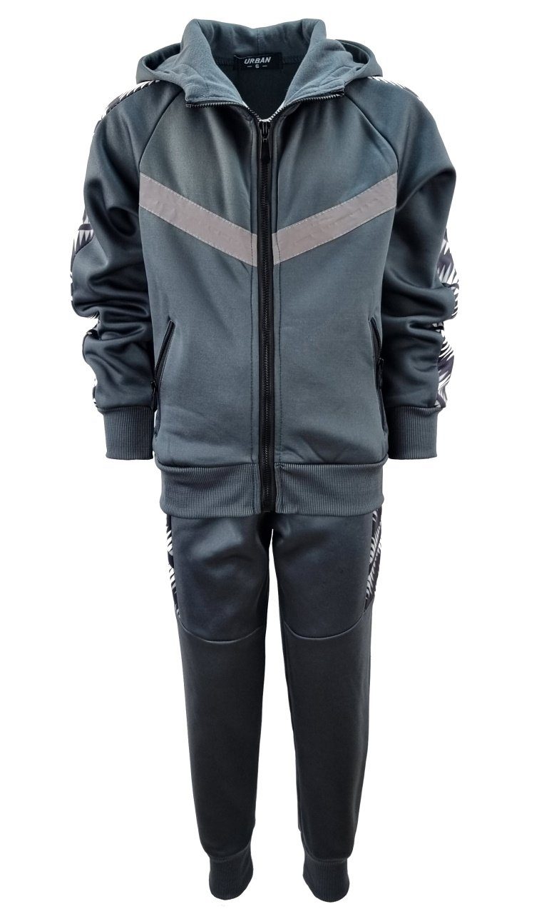 Fashion Boy Trainingsanzug Thermo Trainingsanzug Freizeitanzug Jogginganzug Jungen/Mädchen JF306 (Set)