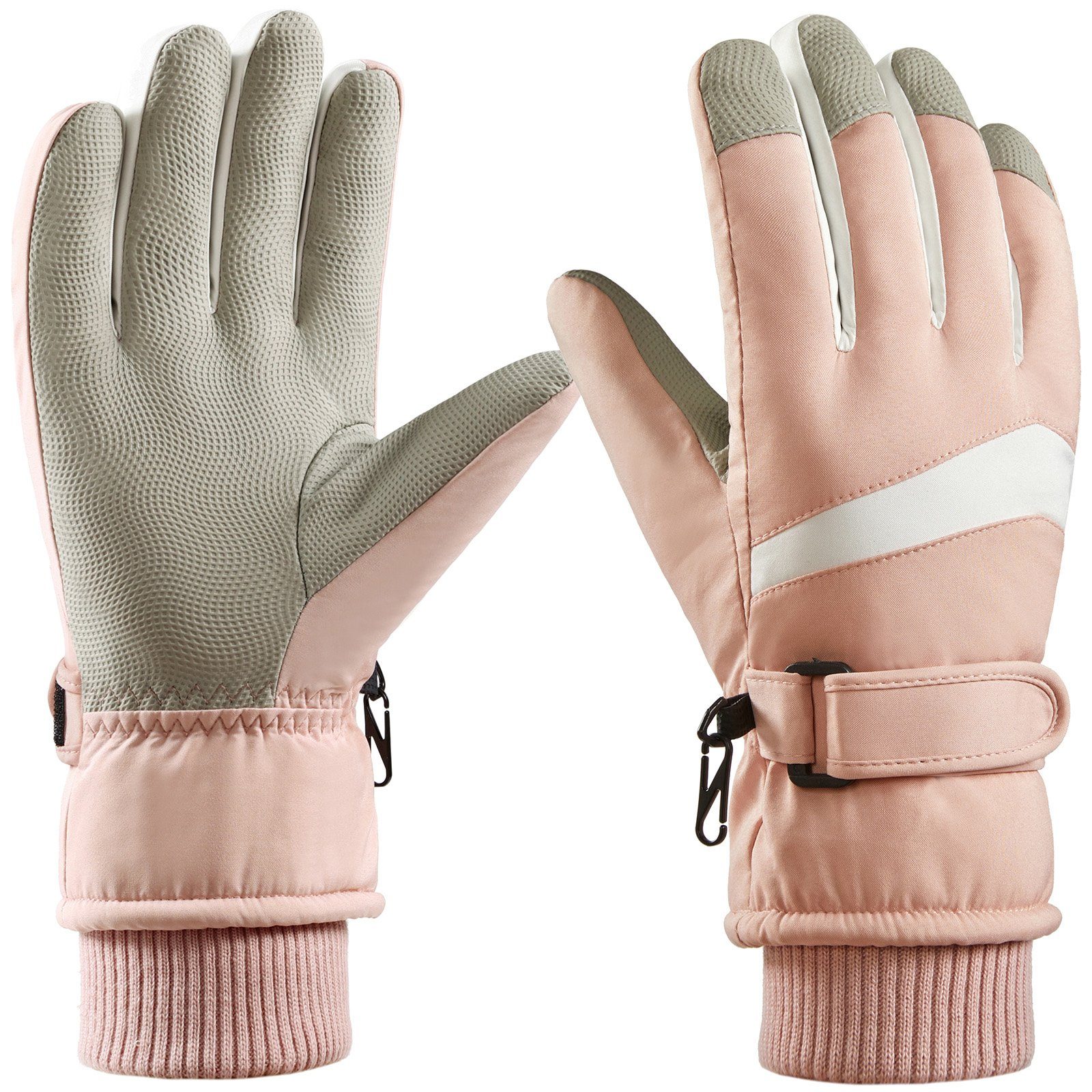 BTTO Skihandschuhe Fahrrad Handschuhe Skihandschuhe für Männer und Frauen im Winter Winterhandschuhe Ski Wasserdicht