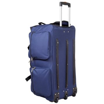 Trendyshop365 Reisetasche Phoenix (1-tlg., 115 Liter, XXL Tasche für Damen und Herren, 80x40x36cm), mit Trolleygriff und 3 Rollen