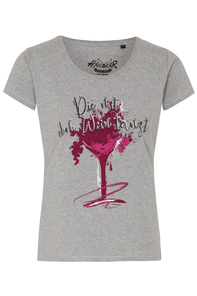 Hangowear Trachtenshirt Trachtenshirt Damen - WEIN günstig online kaufen