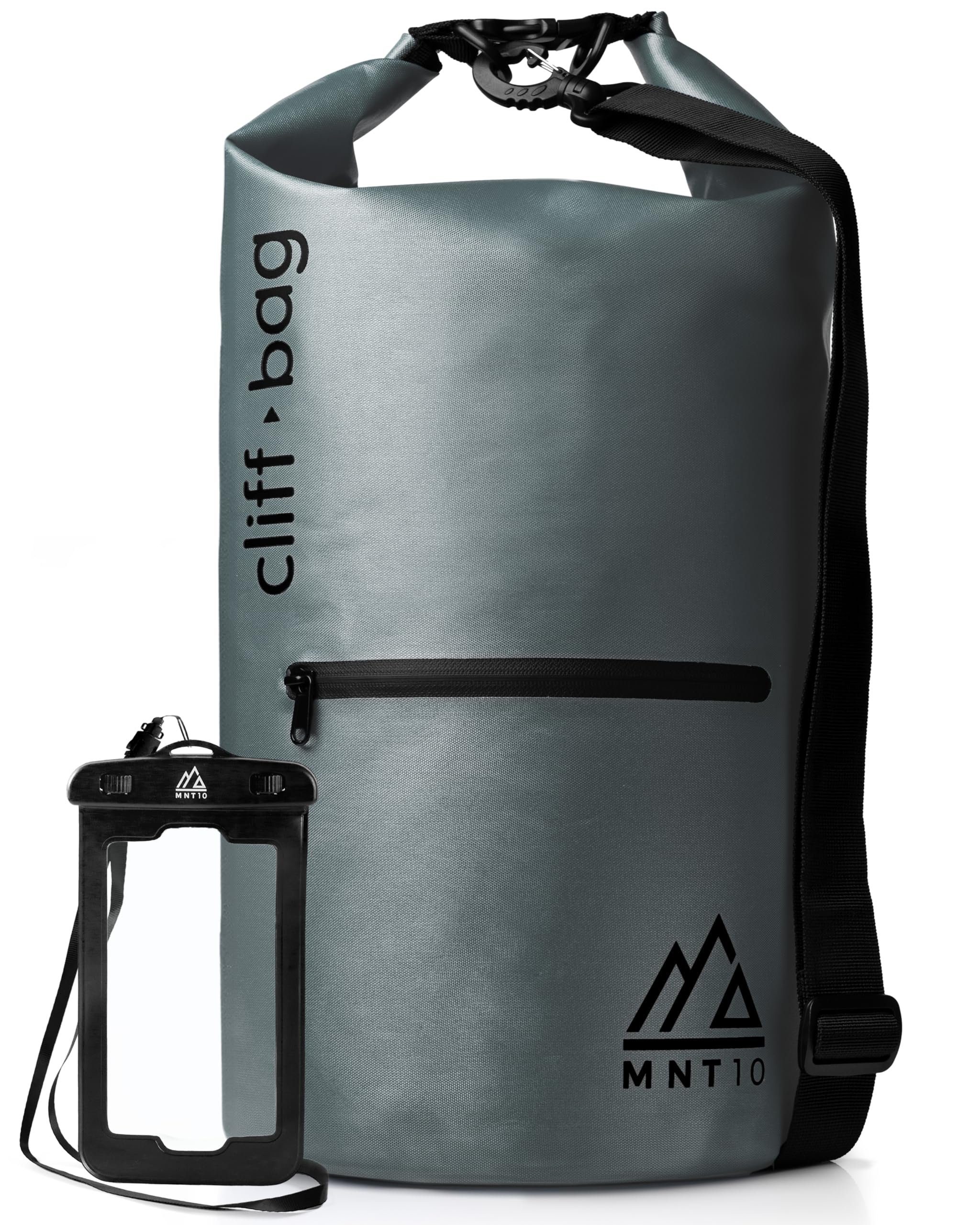 MNT10 Drybag MNT10 Dry Bag “Cliff-Bag” in 20L, 30L, 40L I Drybag Rucksack Grey