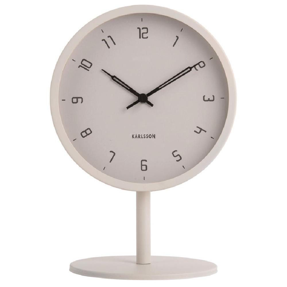 Karlsson Uhr Tischuhr Stark Iron Matt Warm Grey – Bild 2 von 5