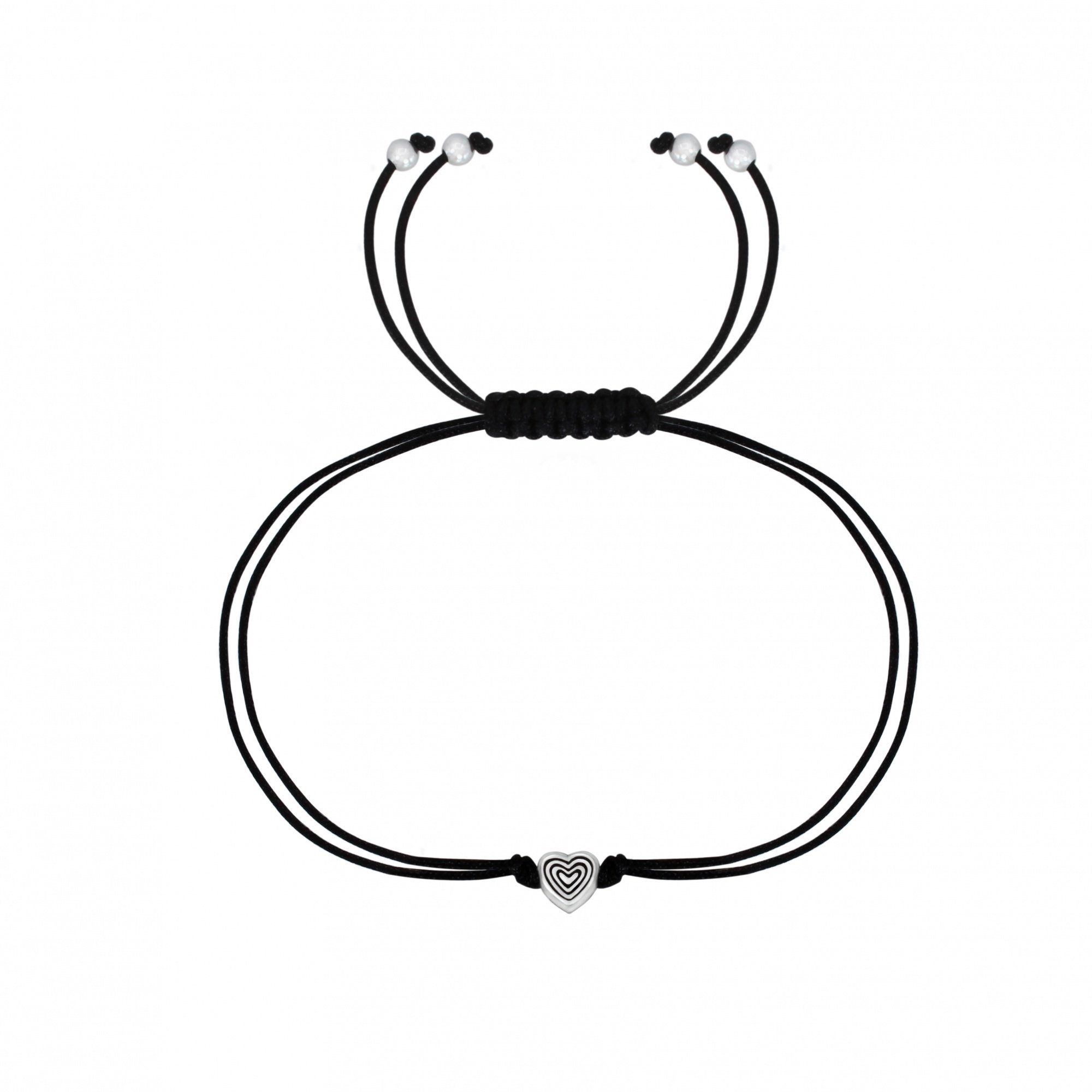 ALEXANDER YORK Silberarmband FREUNDSCHAFTS-ARMBAND HERZ, 925 Sterling Silber