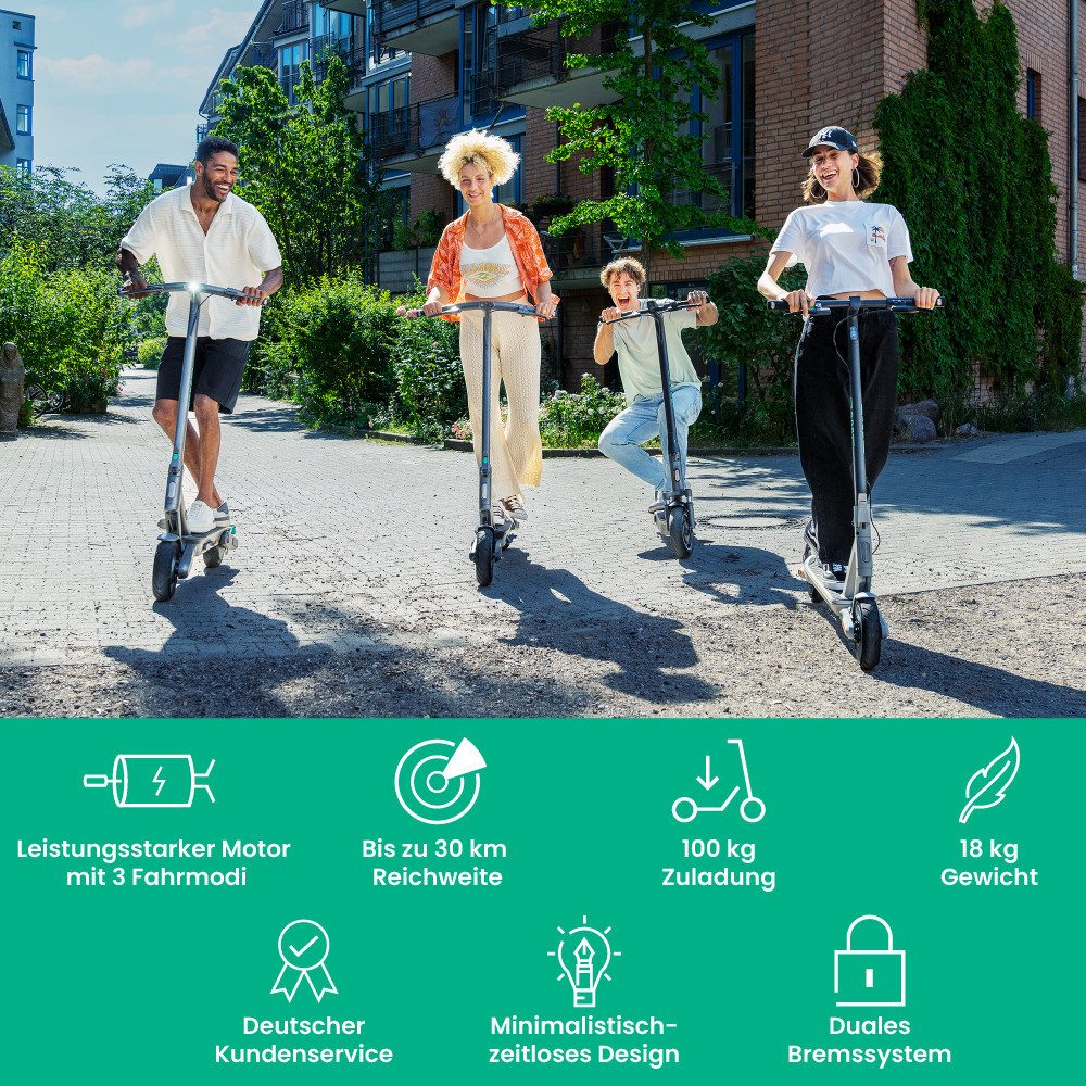 Egret E-Scooter Ey! 1,2,3,6,S mit Straßenzulassung, Blinker, 20 km/h, 30-65 km Reichweite, Entwicklung & Service aus Deutschland