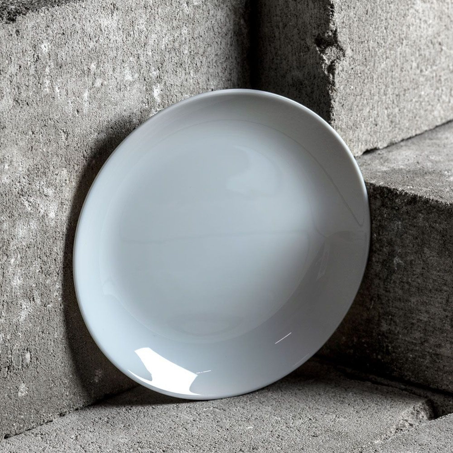 Luminarc Dessertteller Granit runder Dessertteller 19cm grau, (1 St), rund
