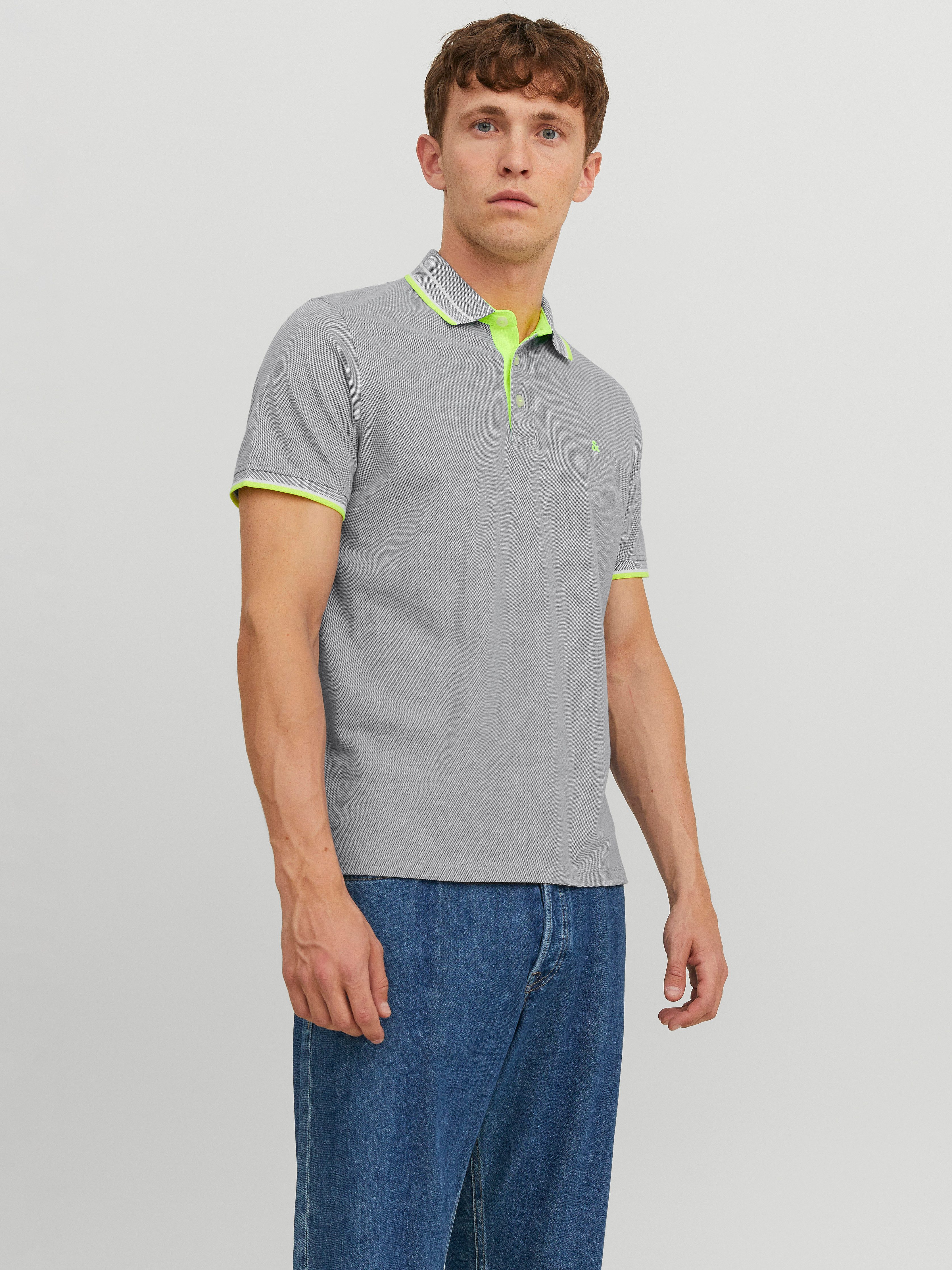 Jack & Jones Poloshirt JJEPAULOS POLO SS NOOS mit Logo Stickerei günstig online kaufen