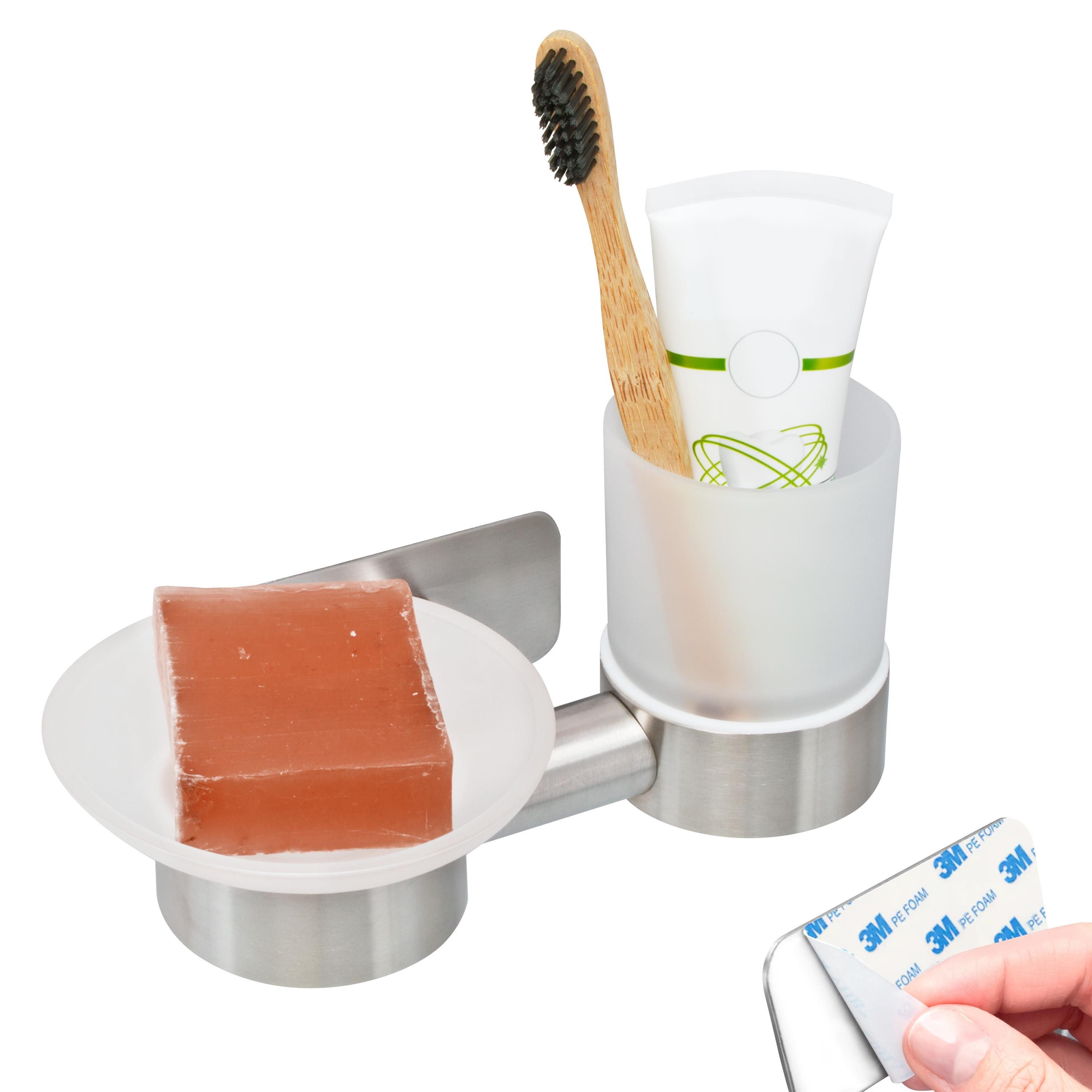 Seifenschale Bad-Serie PIAZZA TAPE - Wandhalter mit Klebepad