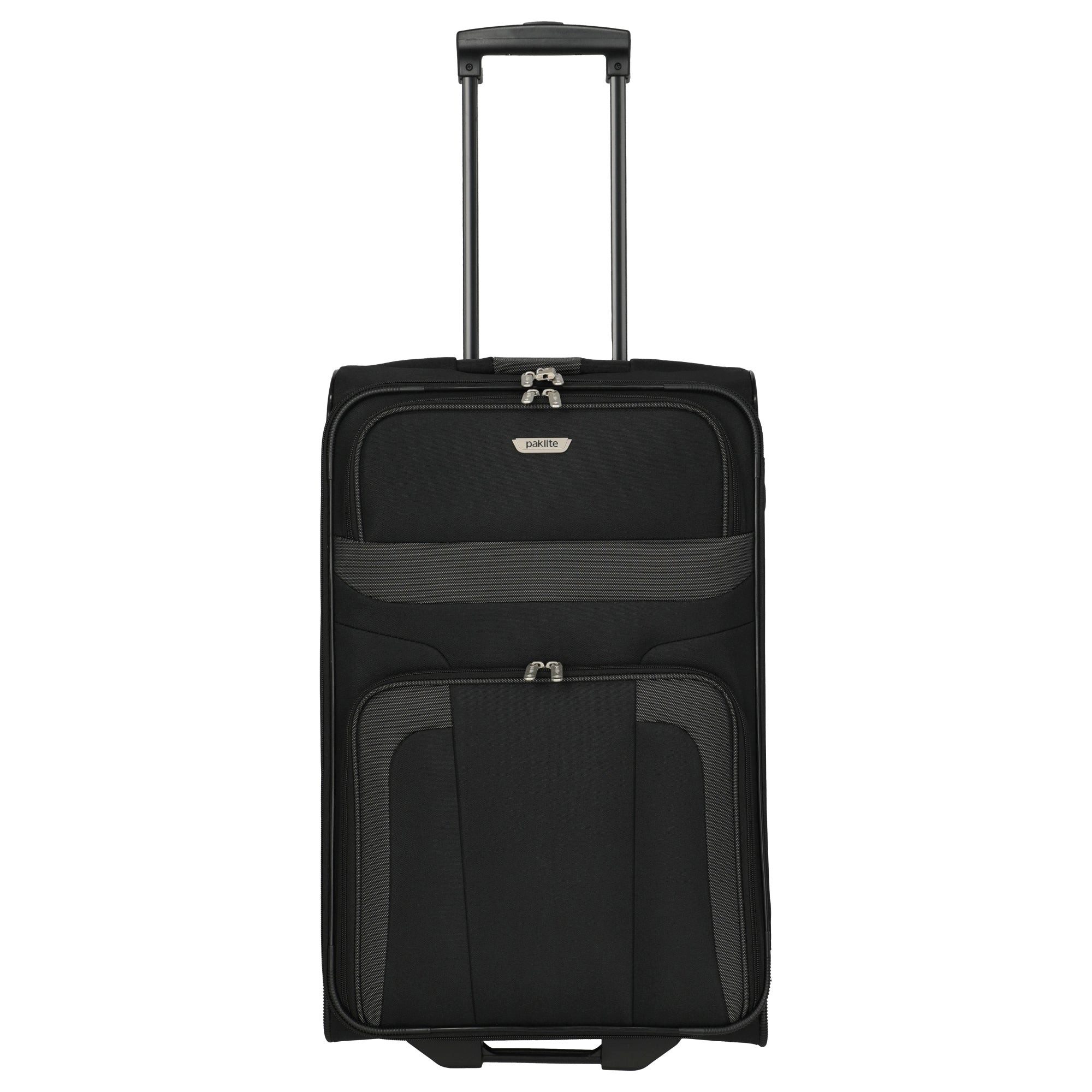paklite Чемоданы Orlando - 4-Rollen-Trolley M 63 cm (schwarz), 2 Rollen