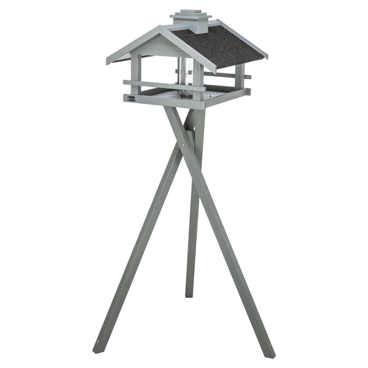 TRIXIE Vogelhaus Futterhaus mit Silo grau günstig online kaufen