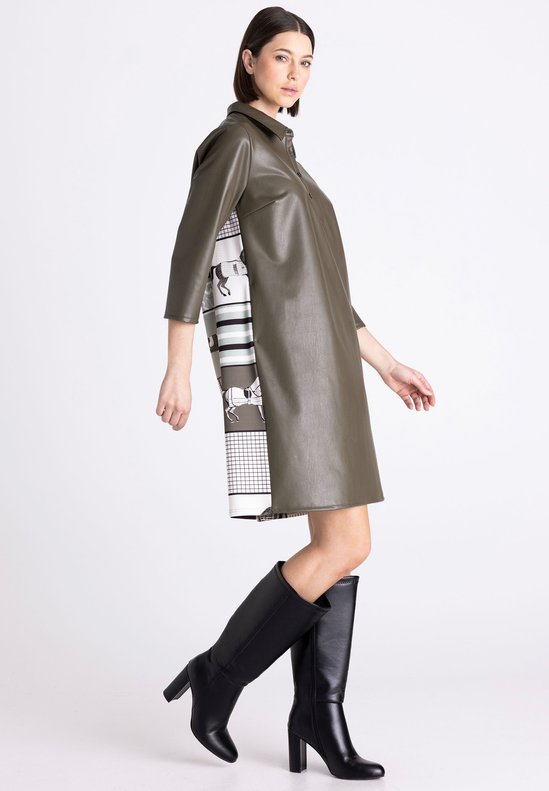 TUZZI Midikleid mit Knopfleiste