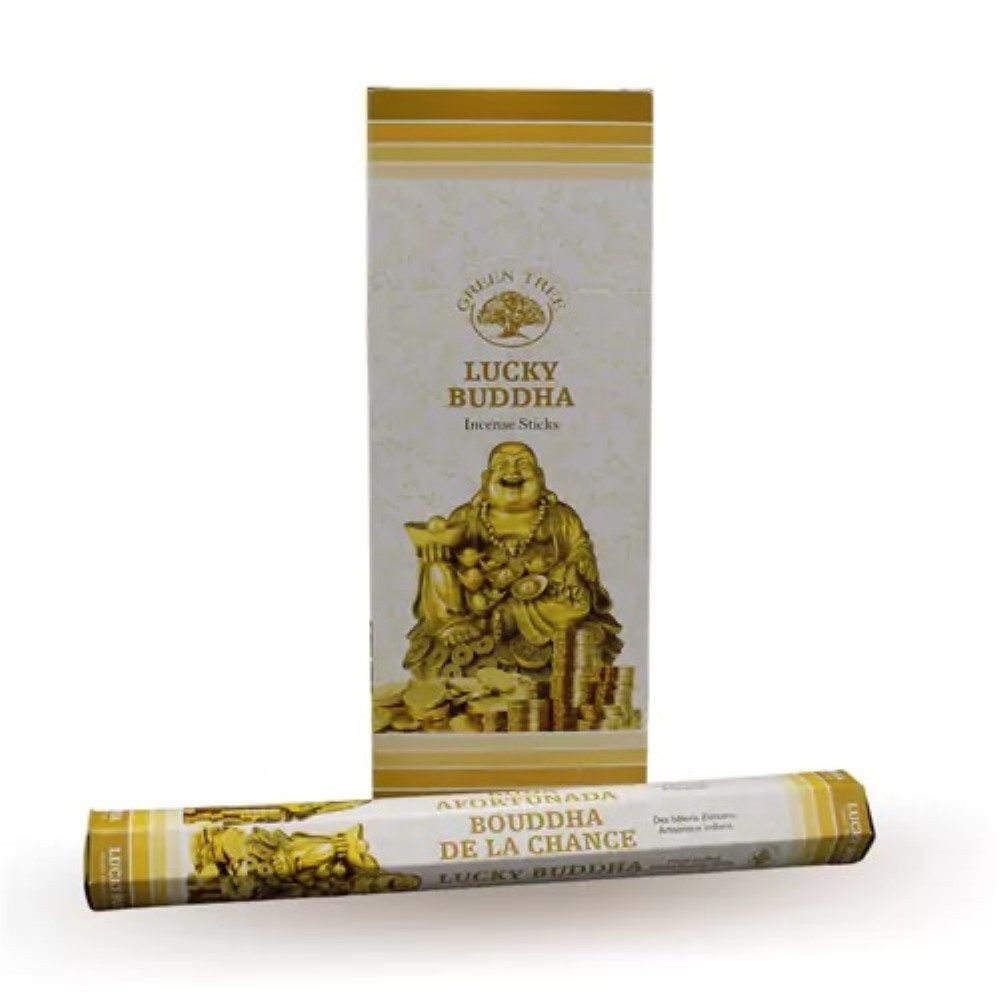 Green Tree Räucherstäbchen Räucherstäbchen Green Tree Incense "Lucky Buddha" Hexa 20St.