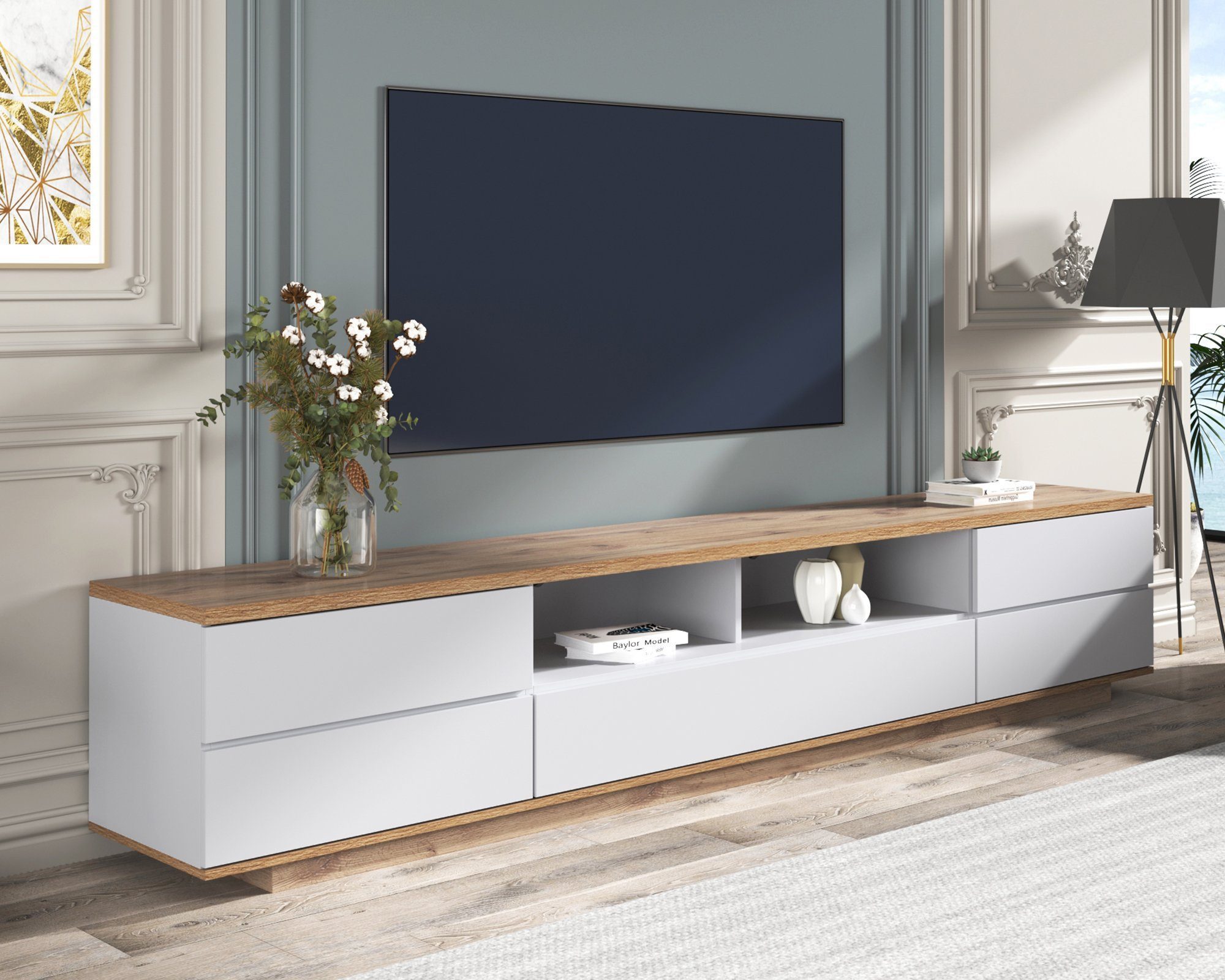 KLAM HOME Lowboard moderner TV-Schrank in günstig online kaufen
