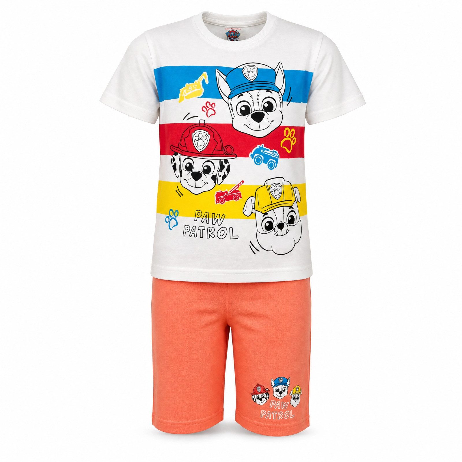 PAW PATROL Schlafanzug Paw Patrol Kinder Jungen kurzarm Schlafanzug Pyjama Shirt Shorts