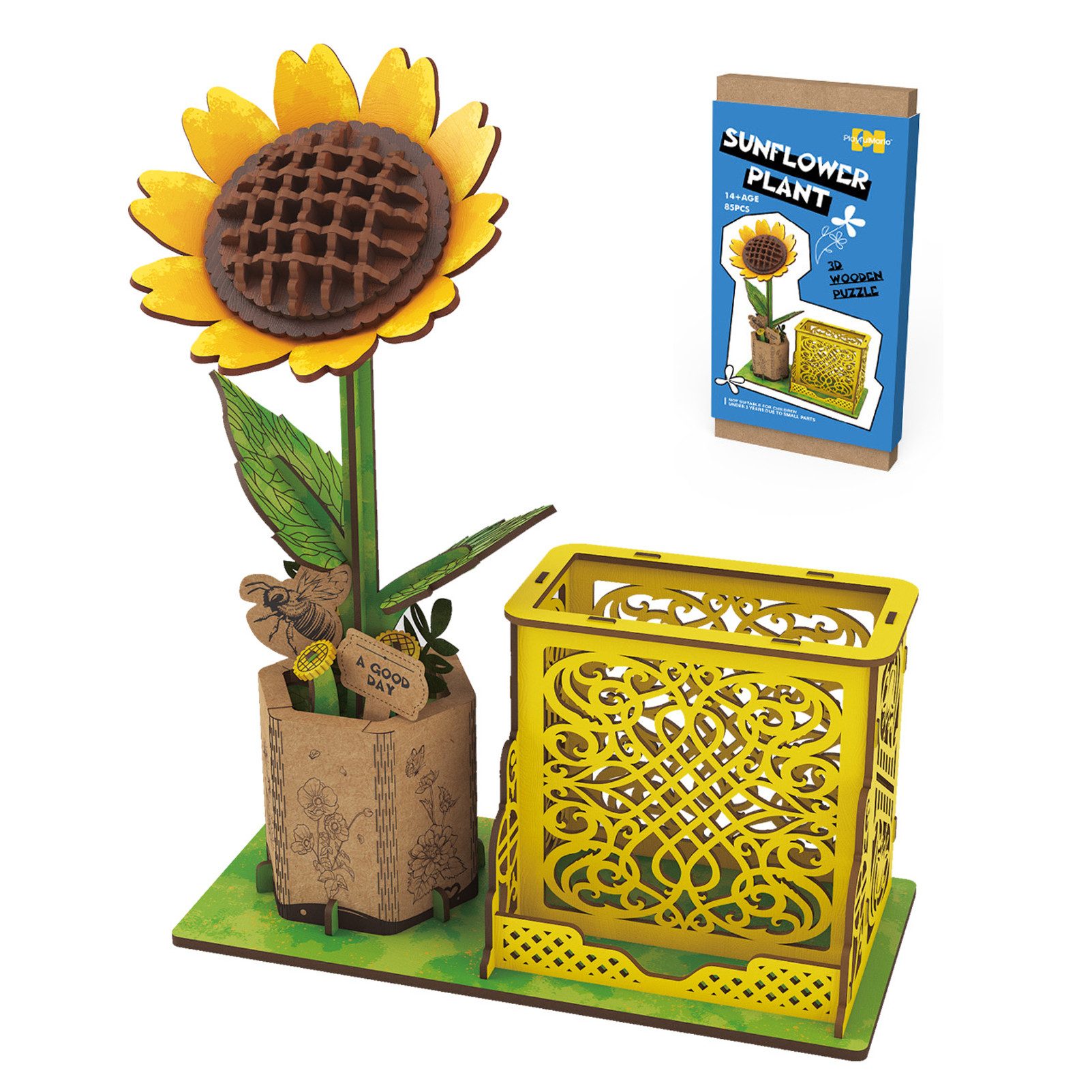 Esun 3D-Puzzle 3D Puzzle Holz, DIY-Blume günstig online kaufen