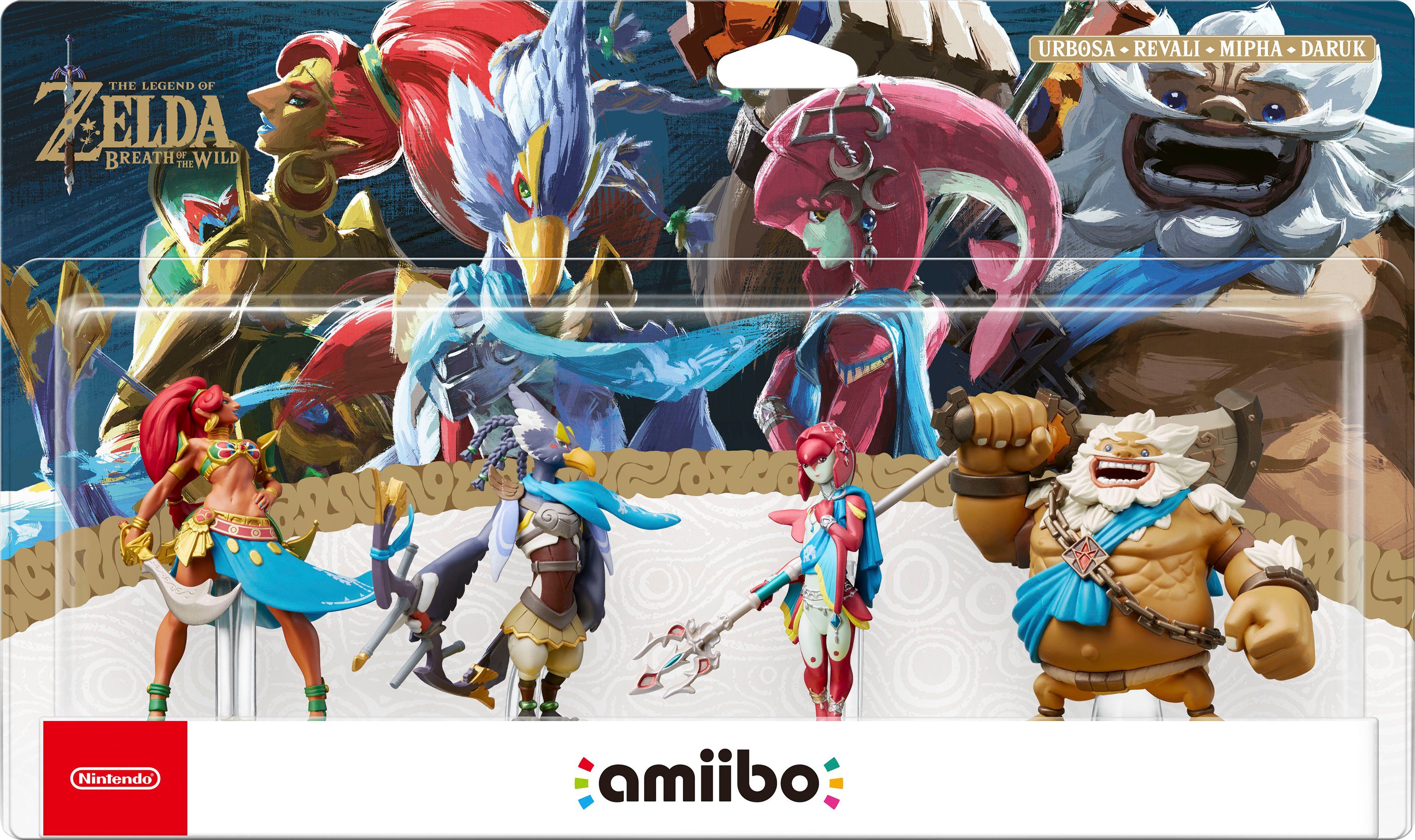 of 4-tlg) Set, Switch Wild the (Set, amiibo Breath The of Legend Spielfigur Zelda: Recken Nintendo