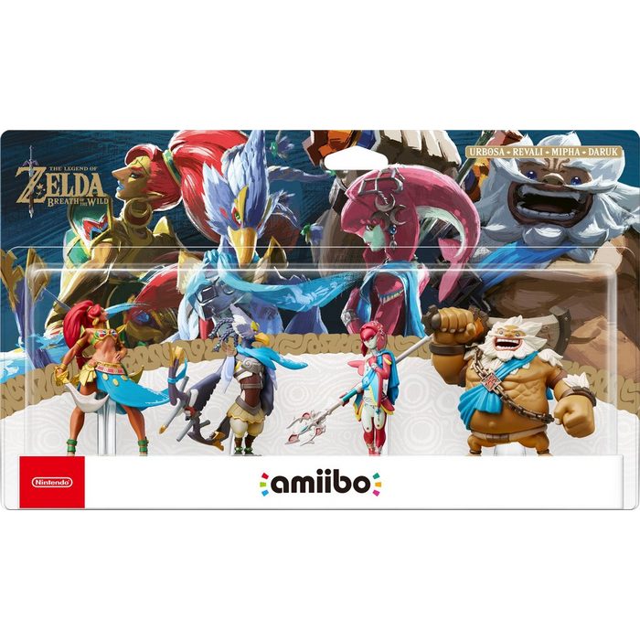 Nintendo Switch Spielfigur amiibo The Legend of Zelda: Breath of the Wild Recken Set (Set 4-tlg)