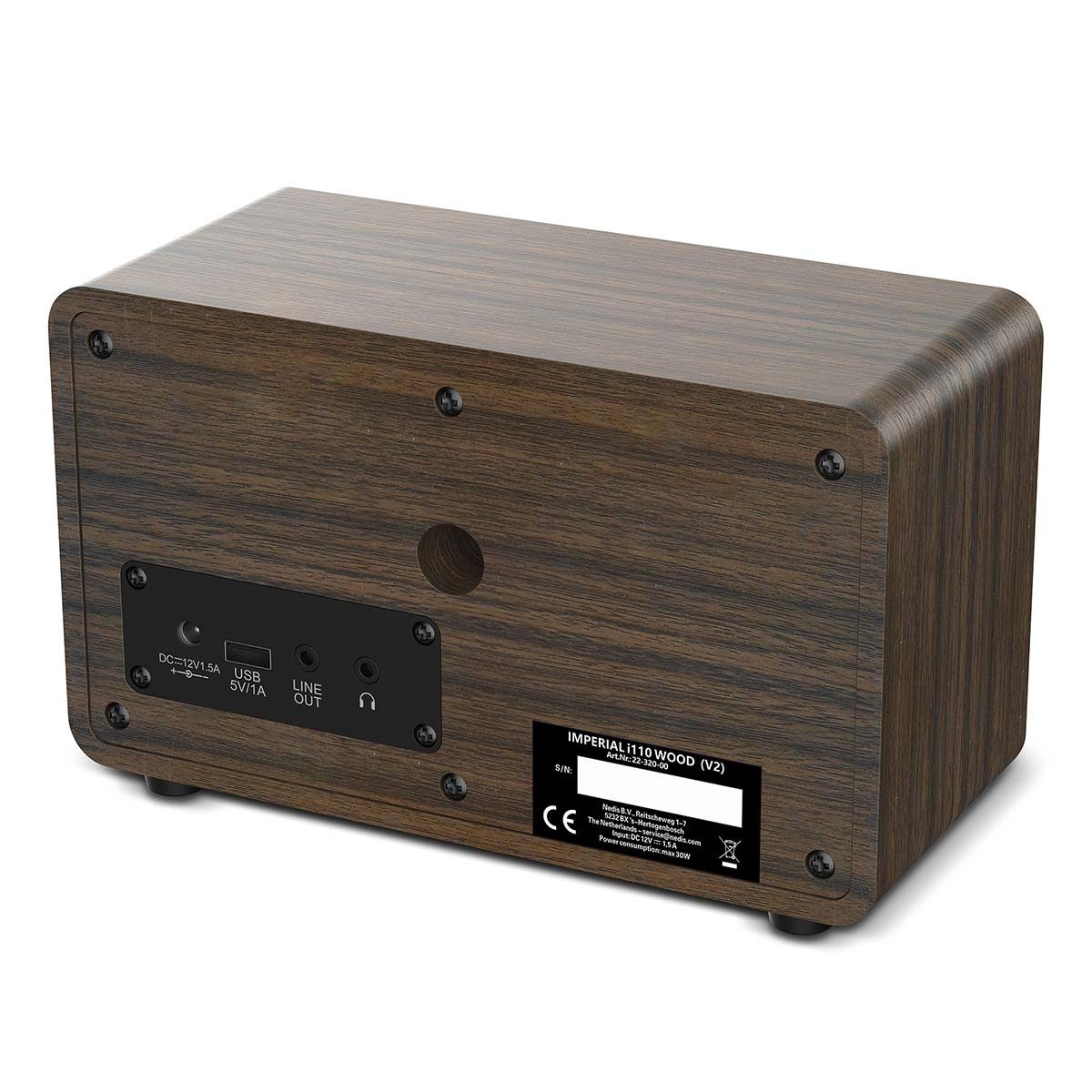 IMPERIAL 22-320-00 Radio (Internet Radio,Tabelle Radio, 10 W, Wi-Fi, Bluetooth, USB und Streaming. Holzoptik für flexiblen Einsatz)