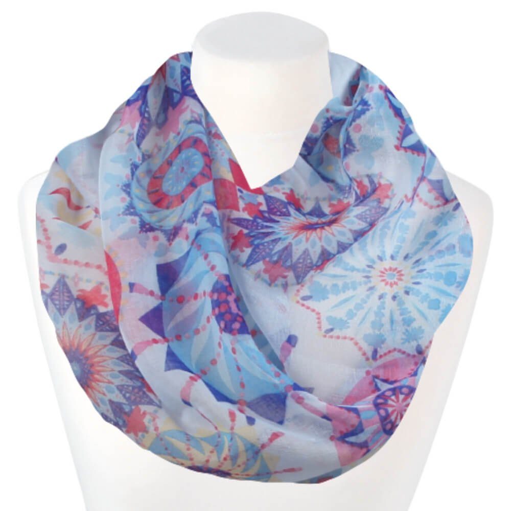 Modeschal Mandala Loopschal Modetuch