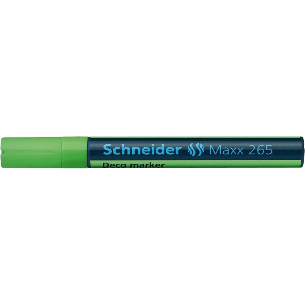 Schneider Permanentmarker Marker Deco-Marker 265 2-3mm hellgrün