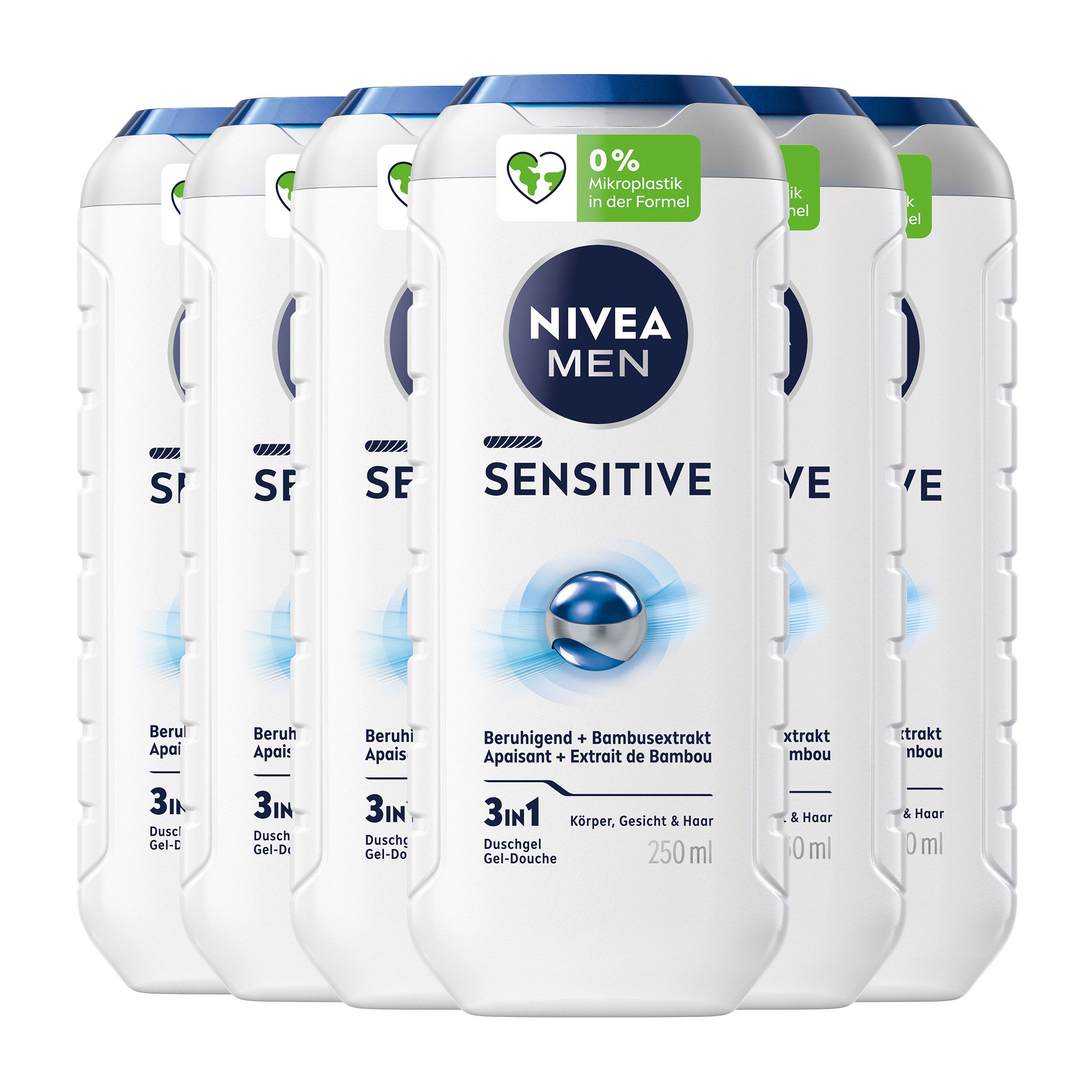 Duschgel Sensitive 6 x 250 ml