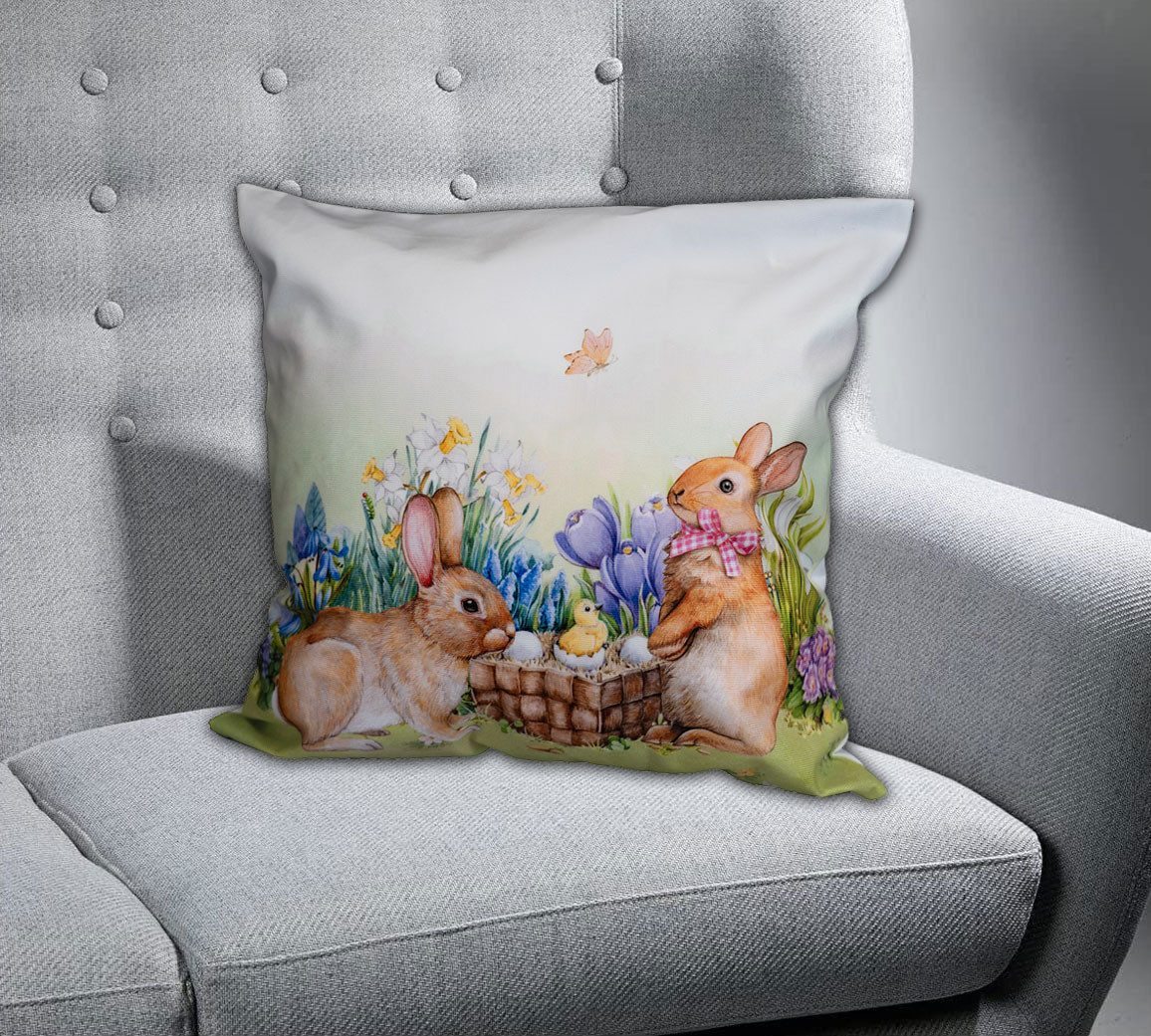 texpot Kissenhülle Dekokissen Druck Osterhase Ostern Frühling, (1 Stück) günstig online kaufen