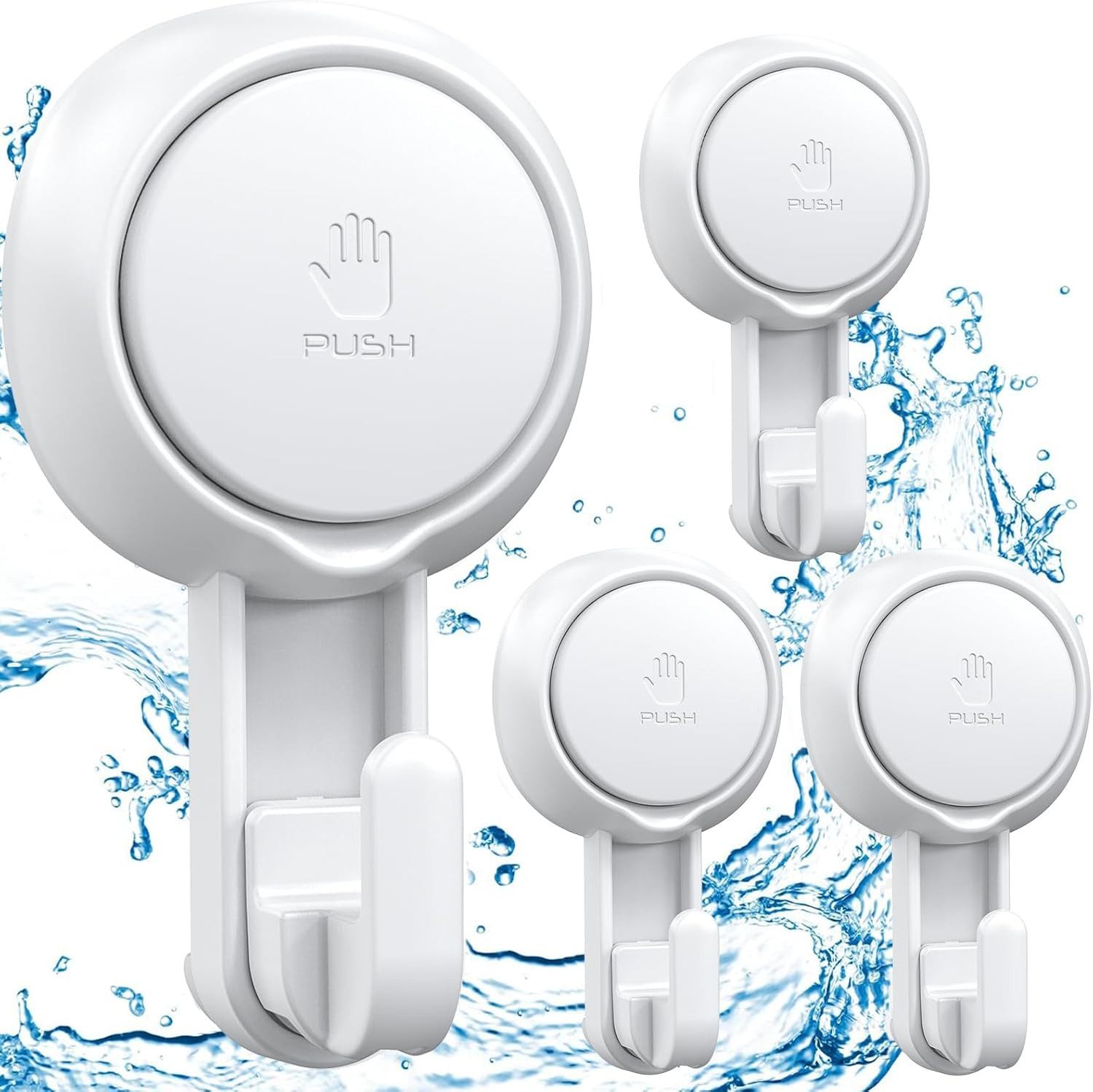 Elegear Wandhaken Wandhaken 4 Saugnapf Haken günstig online kaufen