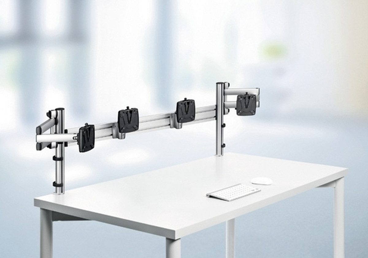 NOVUS Monitor-Halterung Bildschirmträger Control Centersilber/anthrazit