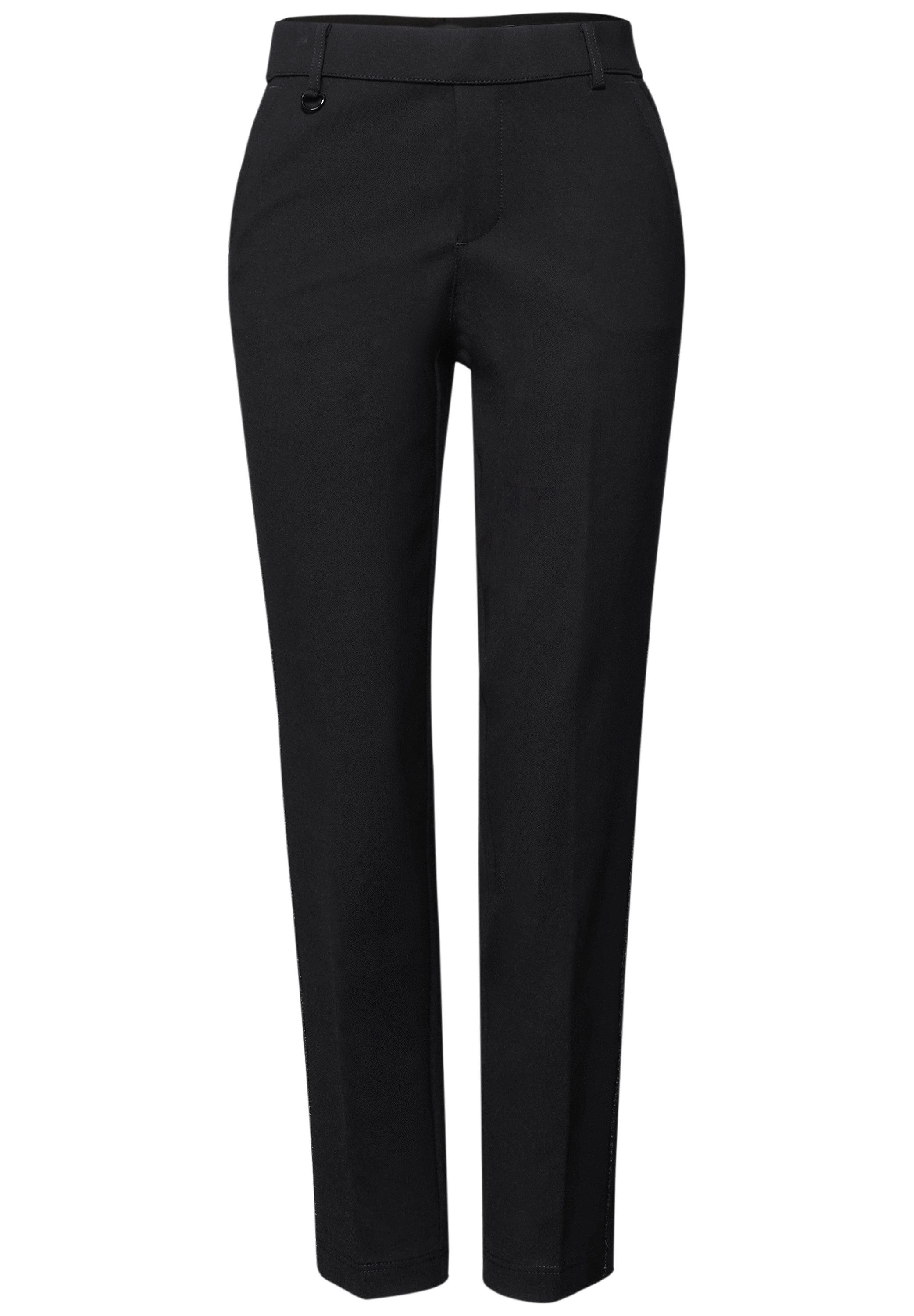 STREET ONE Jerseyhose mit Tape-Detail