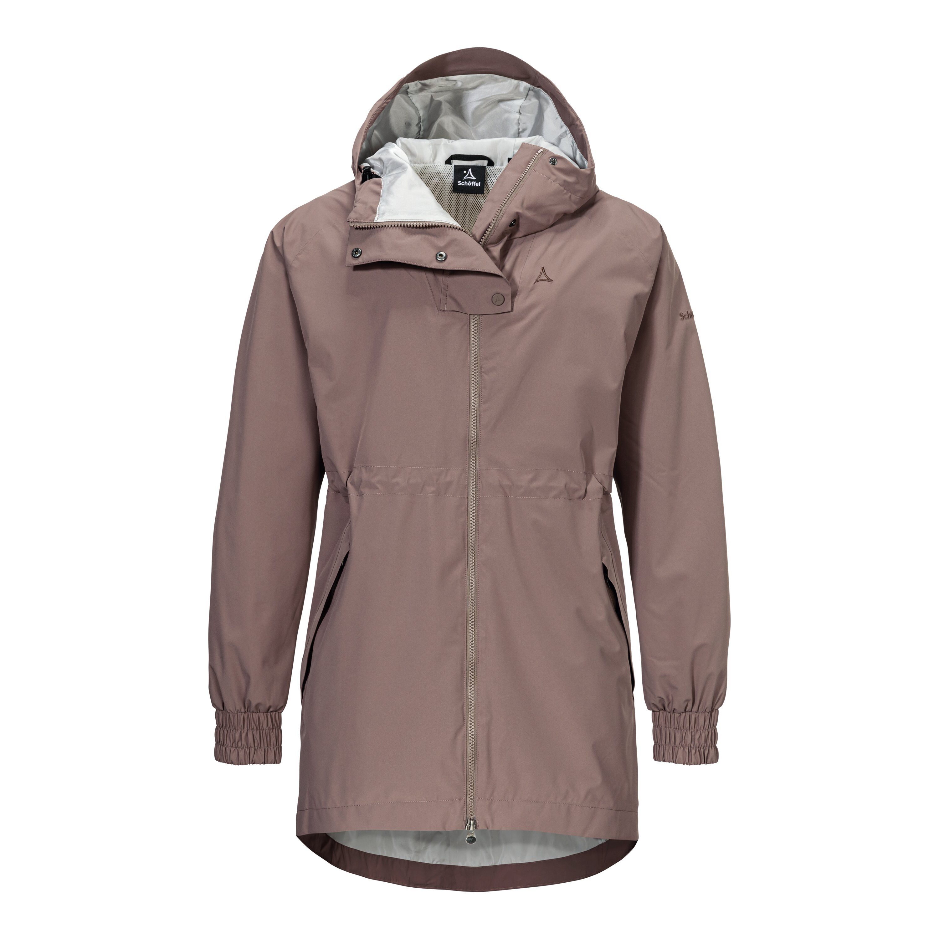 Schöffel Parka Parka Style Bohorok WMS Oversize-Passform mit Raglanärmeln, Taillenzug