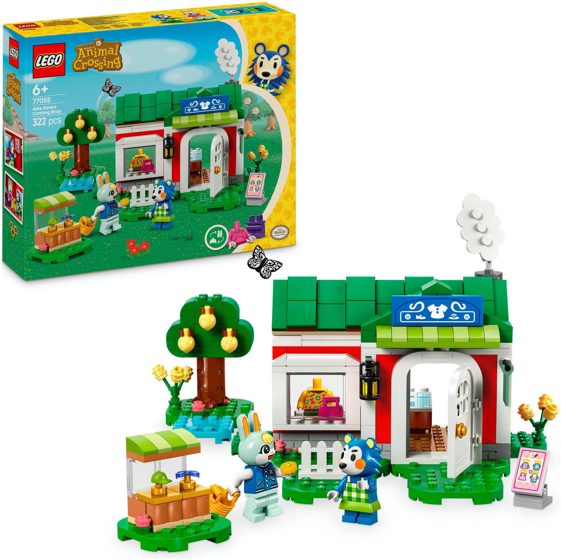 LEGO® Die Schneiderei der Schneiderschwestern (77055), LEGO Animal Crossing günstig online kaufen
